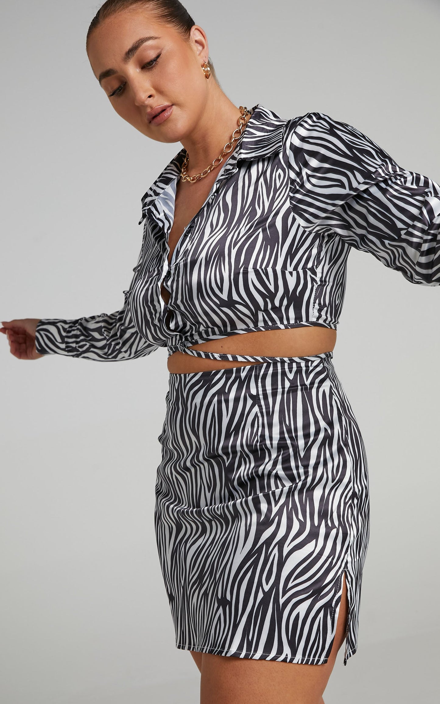 Sineone Skirt in Zebra