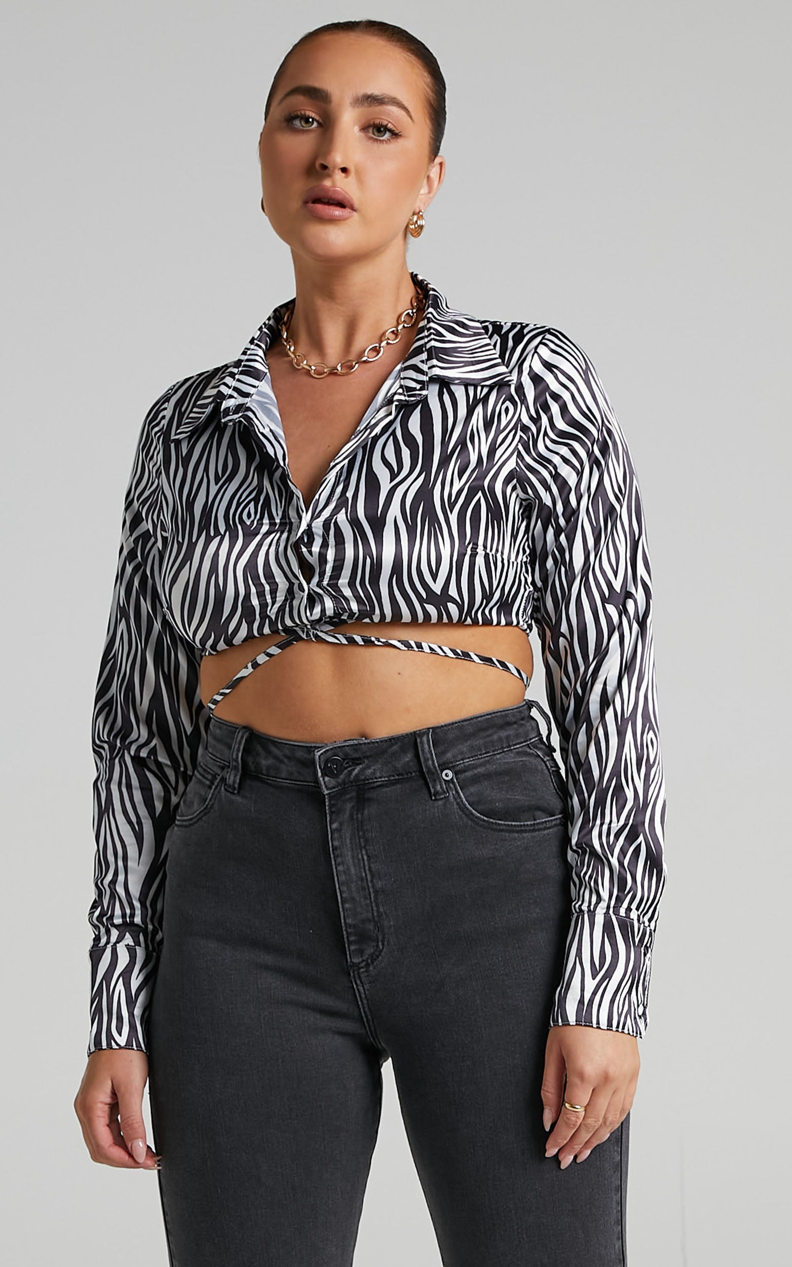 Sineone Top in Zebra