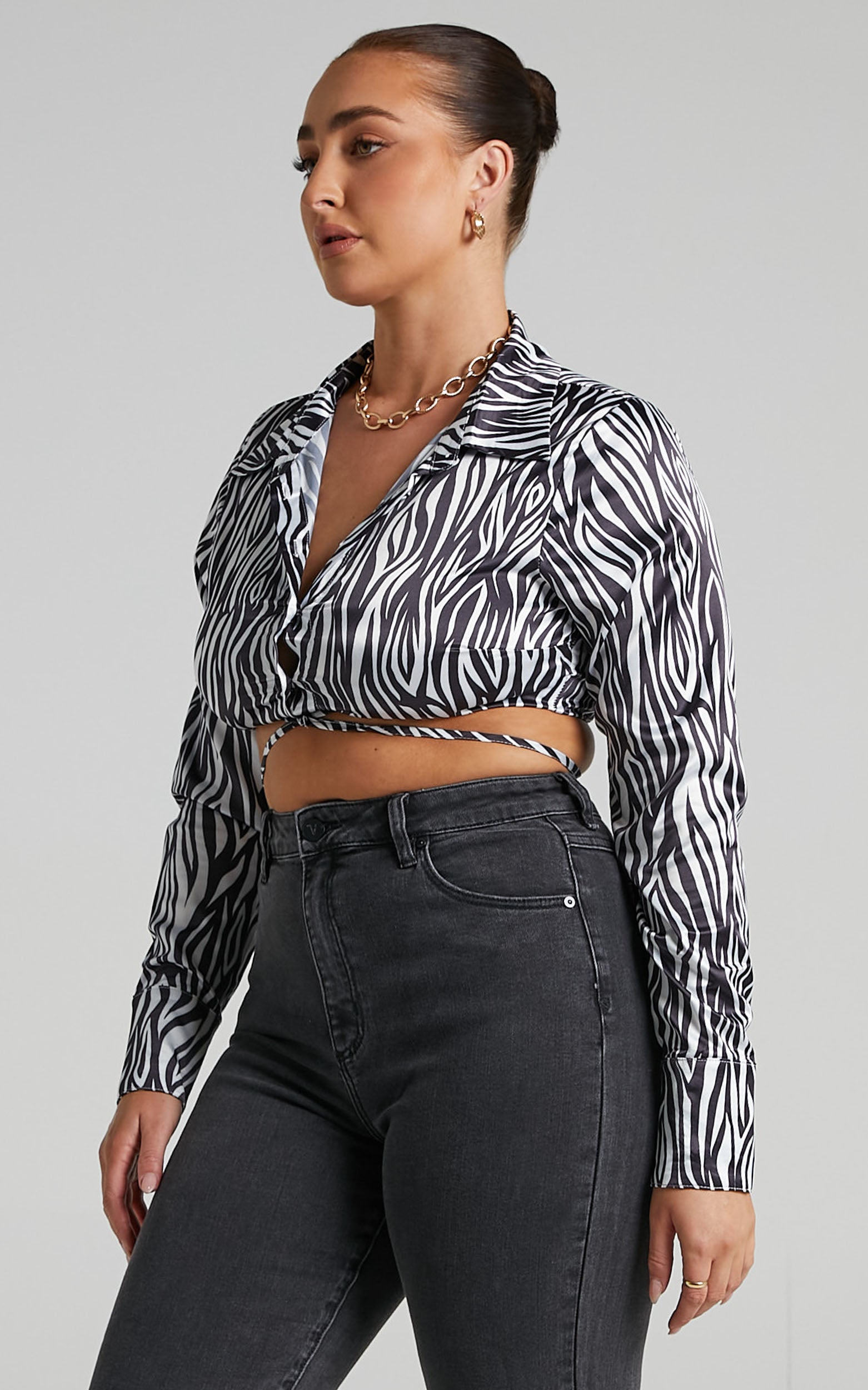 Sineone Top in Zebra