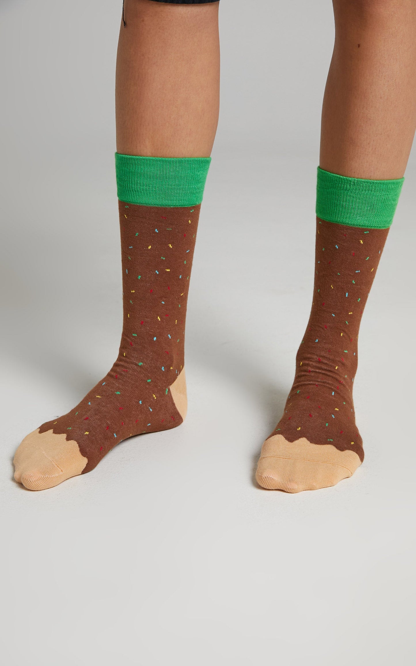 DOIY - Doughnut Socks in Brown