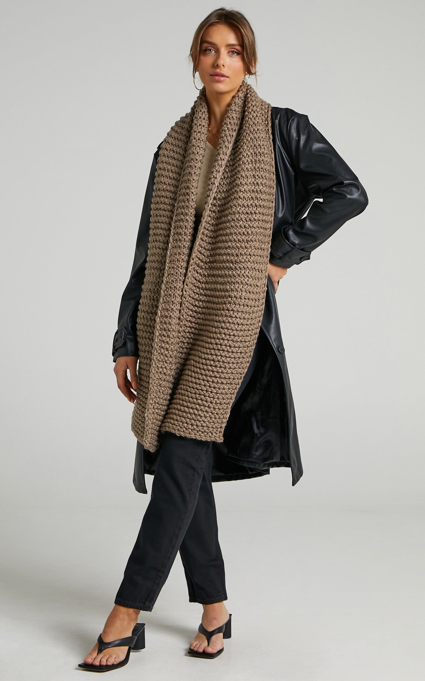 Sofina Scarf in Beige
