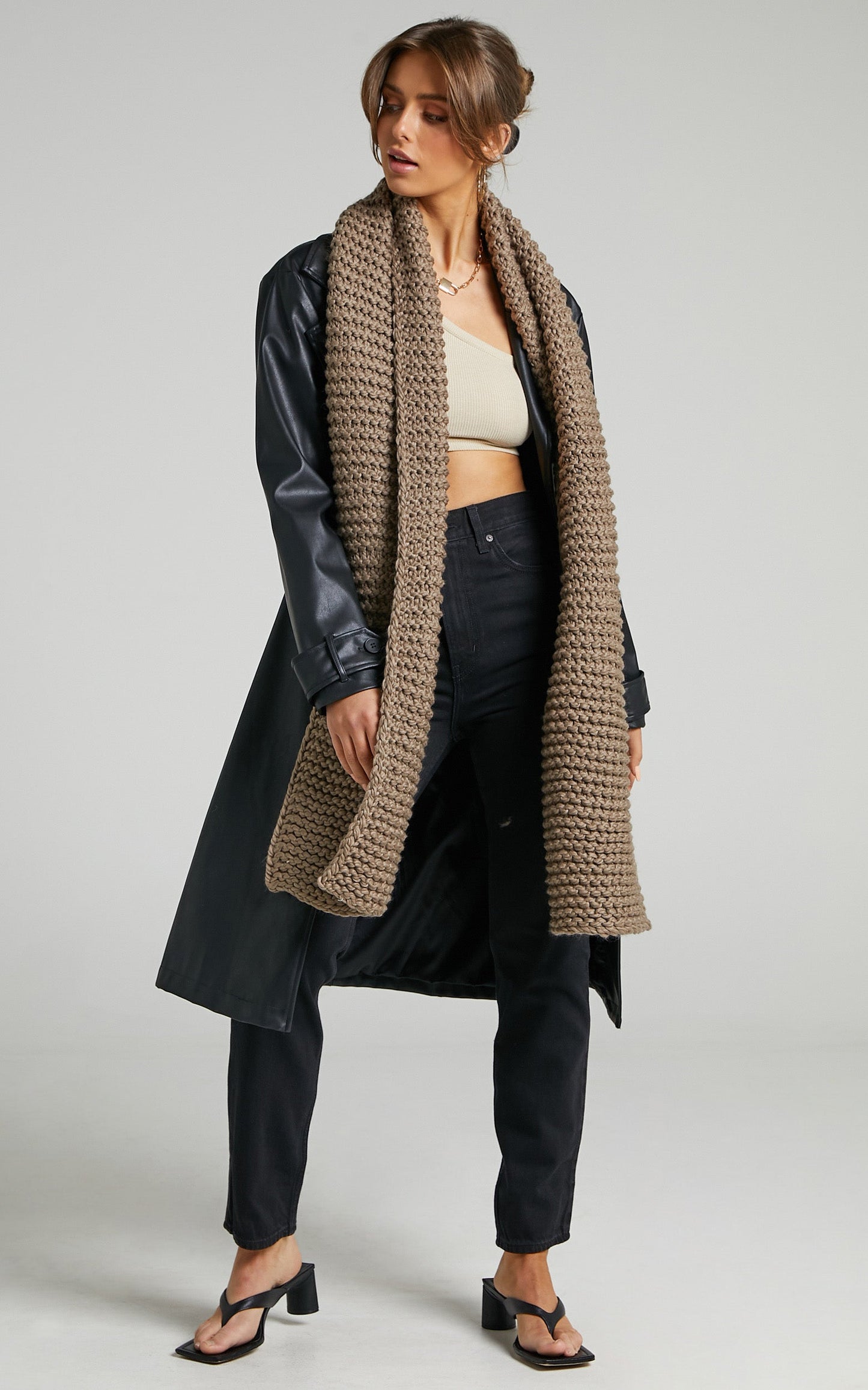 Sofina Scarf in Beige