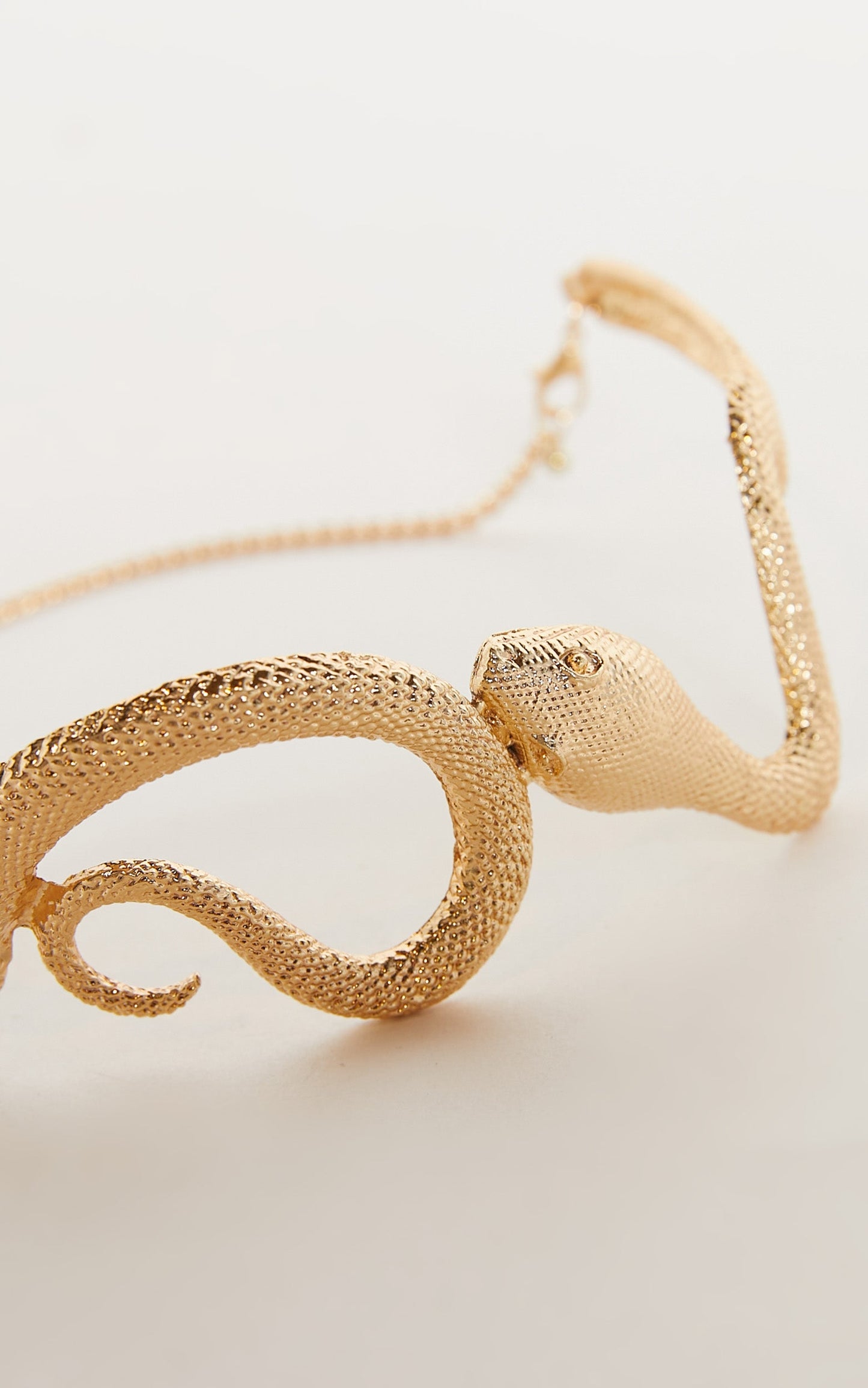 Sophie Snake Necklace in Gold