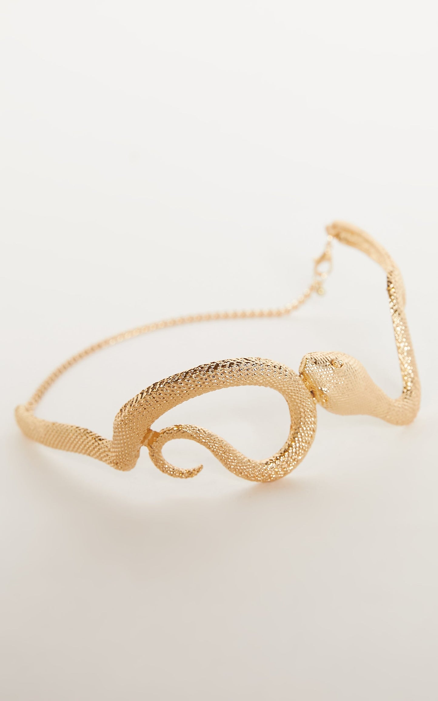 Sophie Snake Necklace in Gold