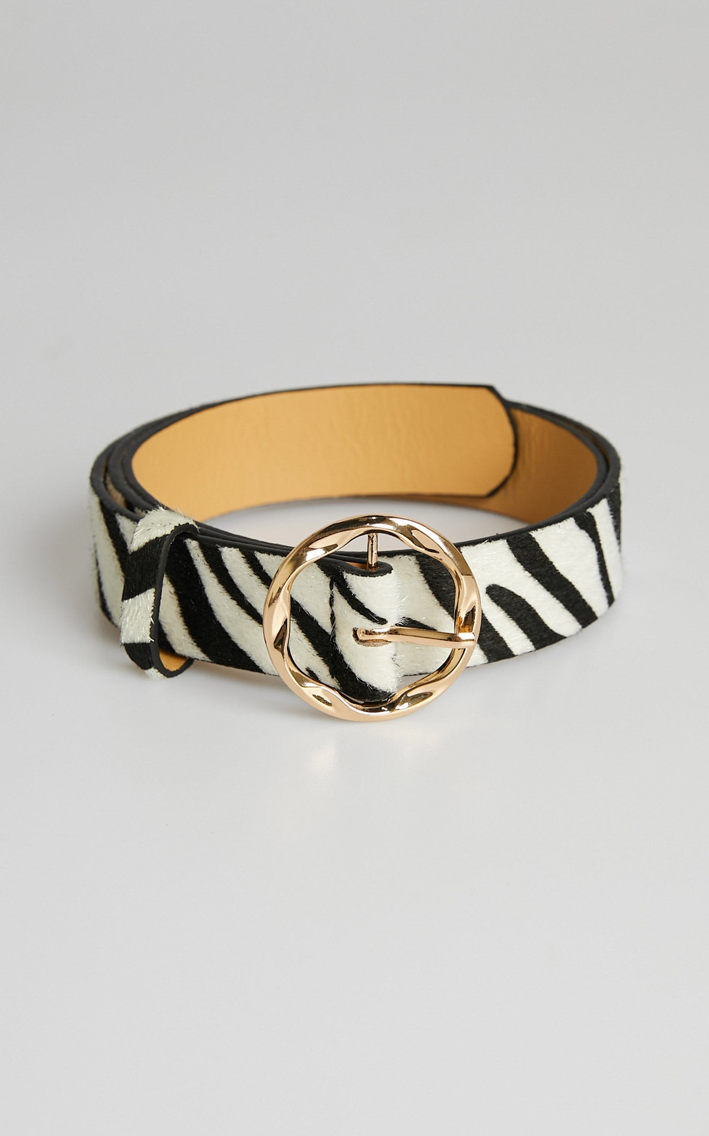 Sorine Belt in Zebra