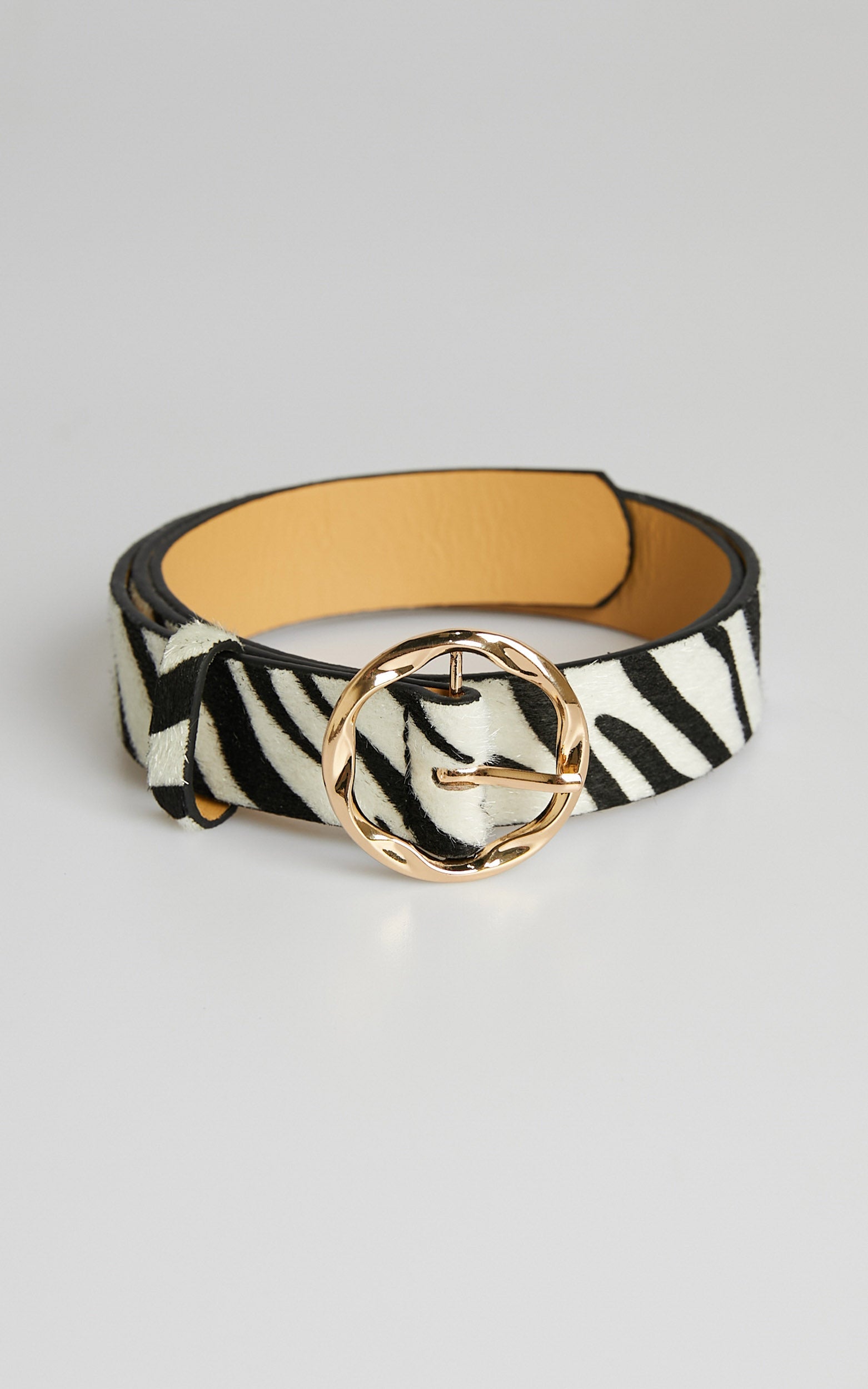 Sorine Belt in Zebra