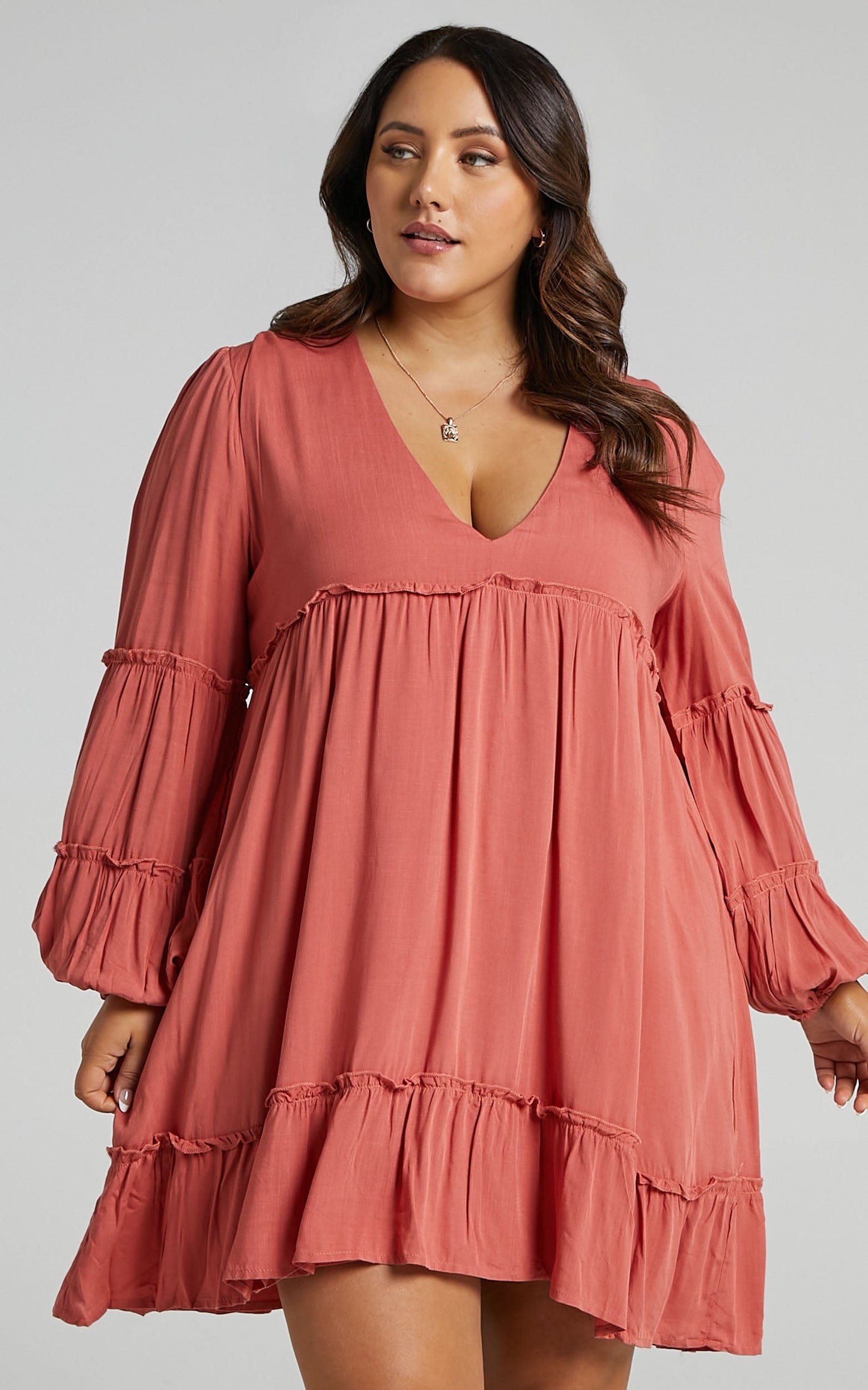 Summer Soul Dress in Rust