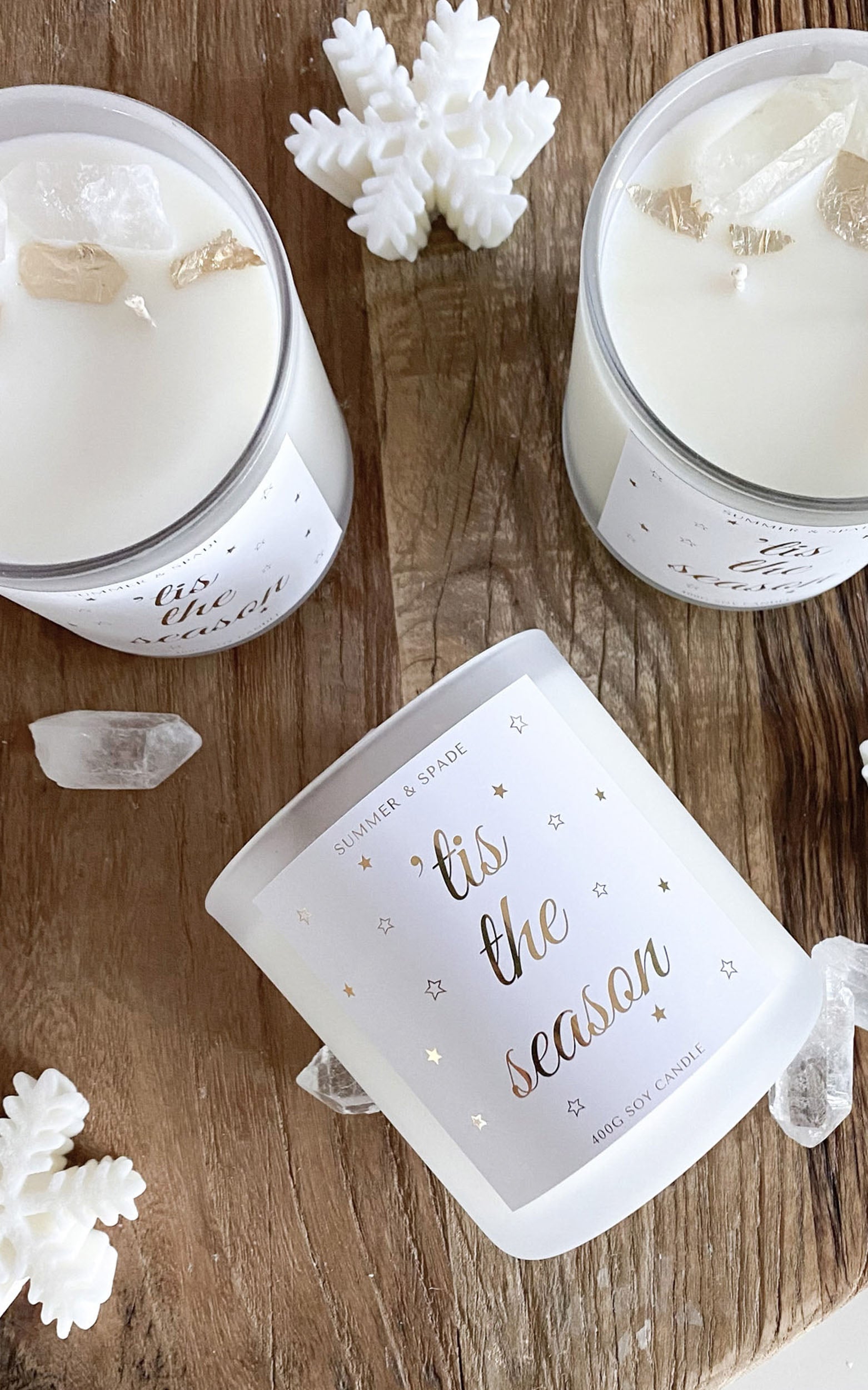 Summer & Spade - Christmas Candle in Holly Berry