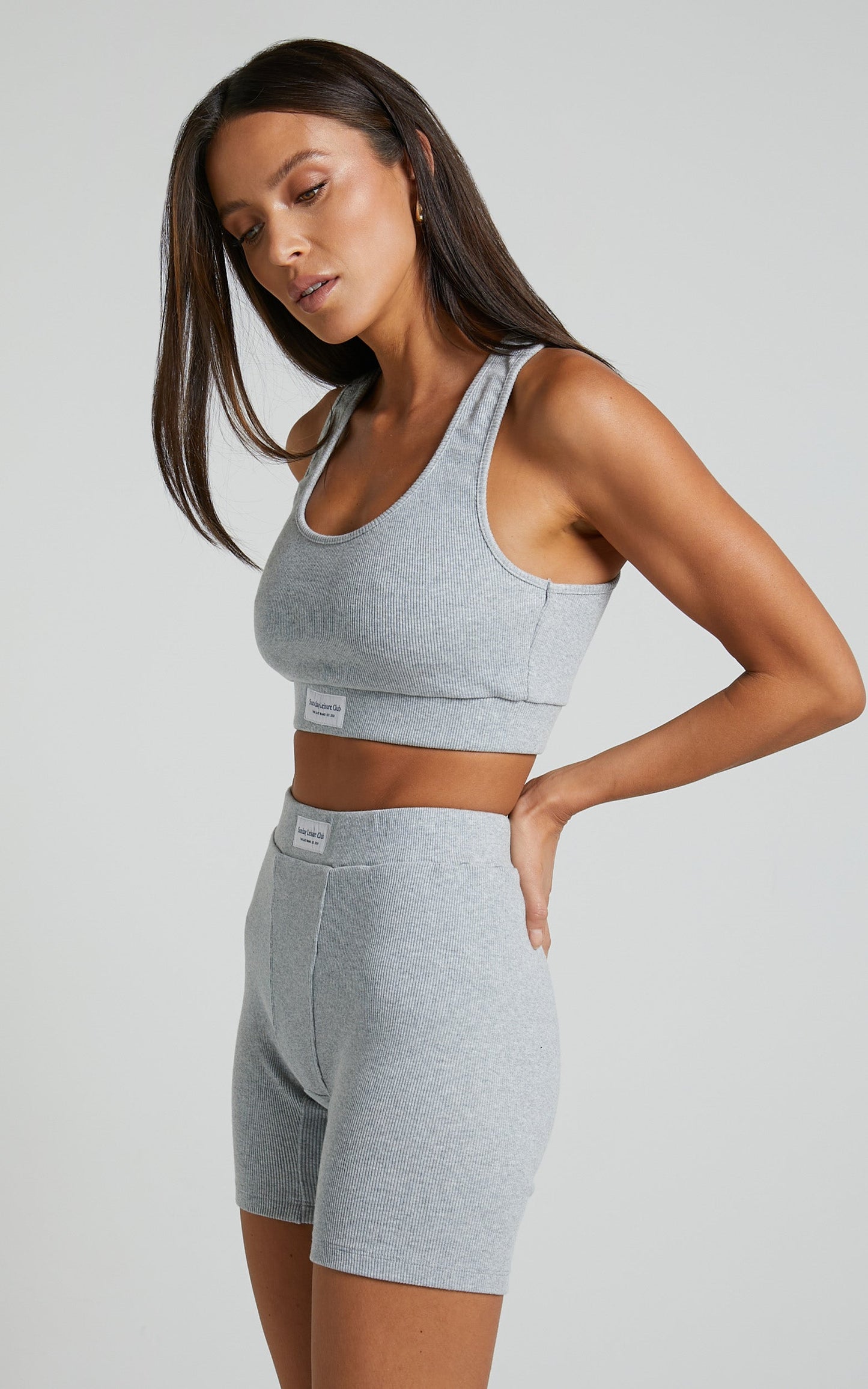 Sunday Leisure Club - The Lazy Bike Shorts in Grey