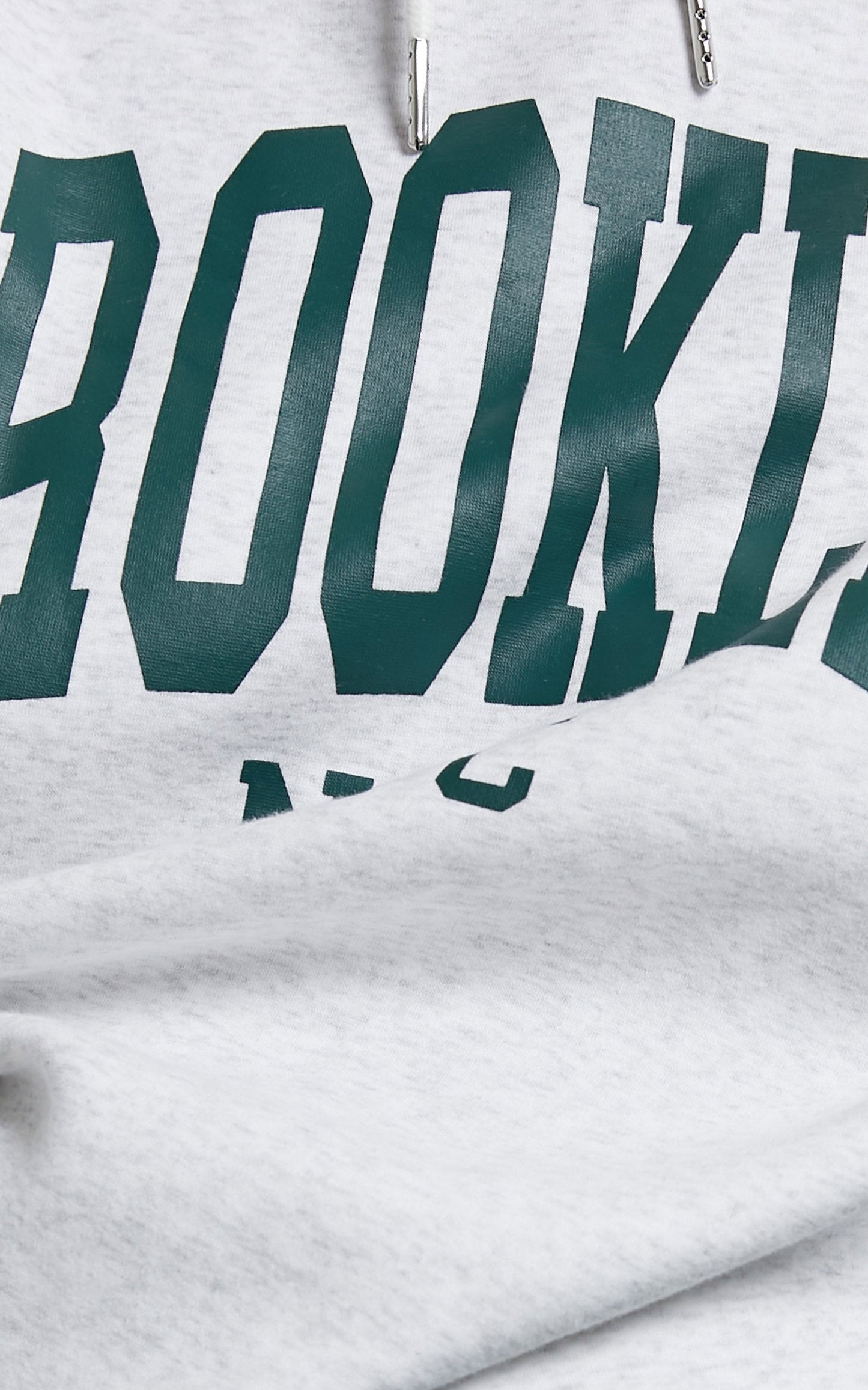 Sunday Society Club - Brooklyn NYC Oversized Hoodie in White Marle