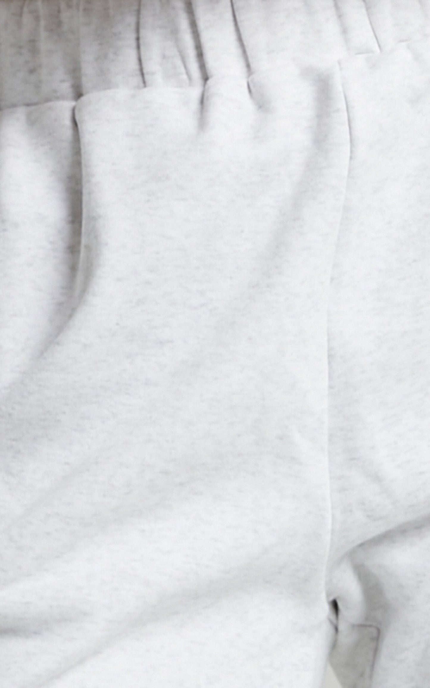 Sunday Society Club - Mid Waisted Maddie Sweatpants in White Marle
