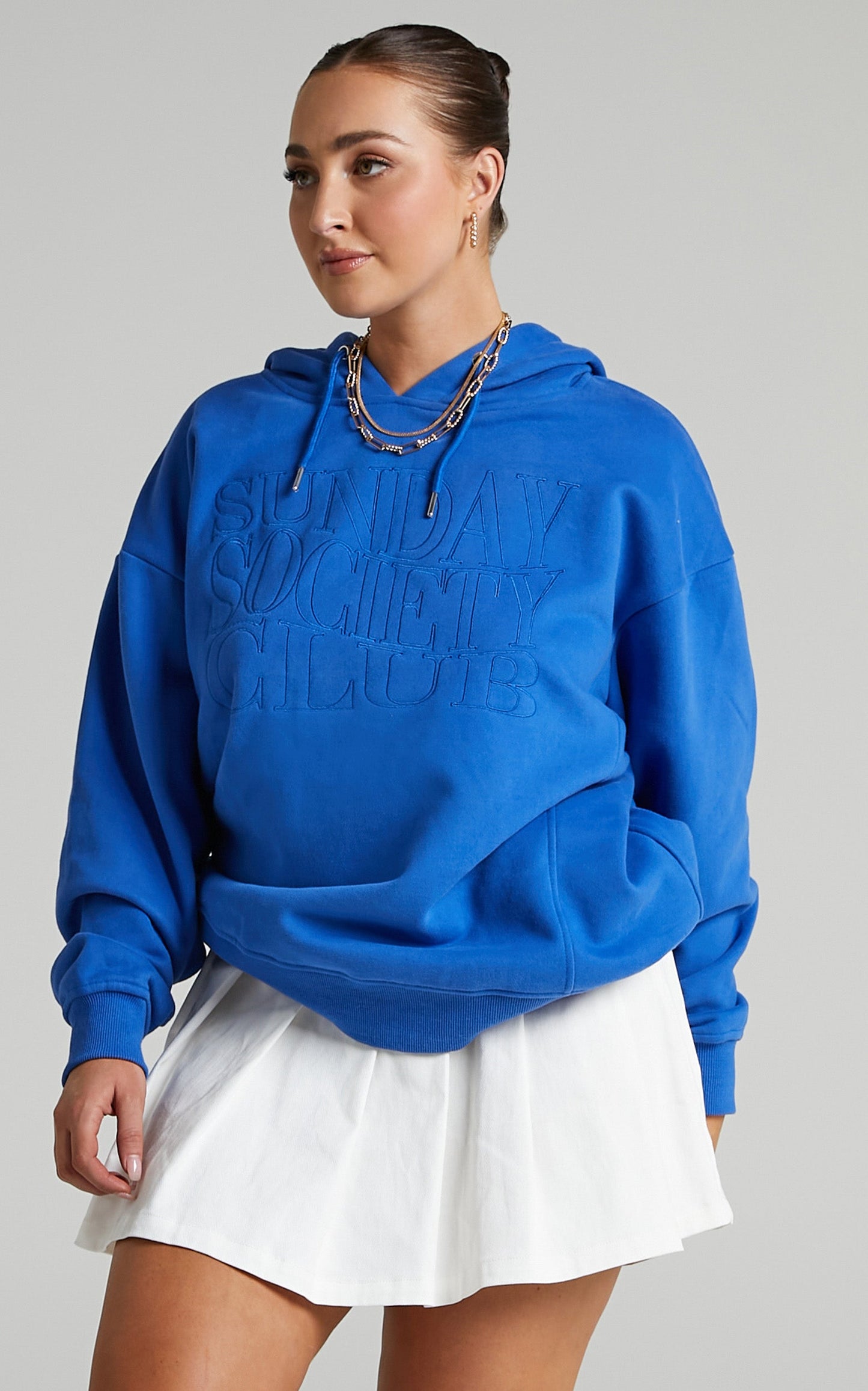 Sunday Leisure Club - Mellia Hoodie in Cobalt