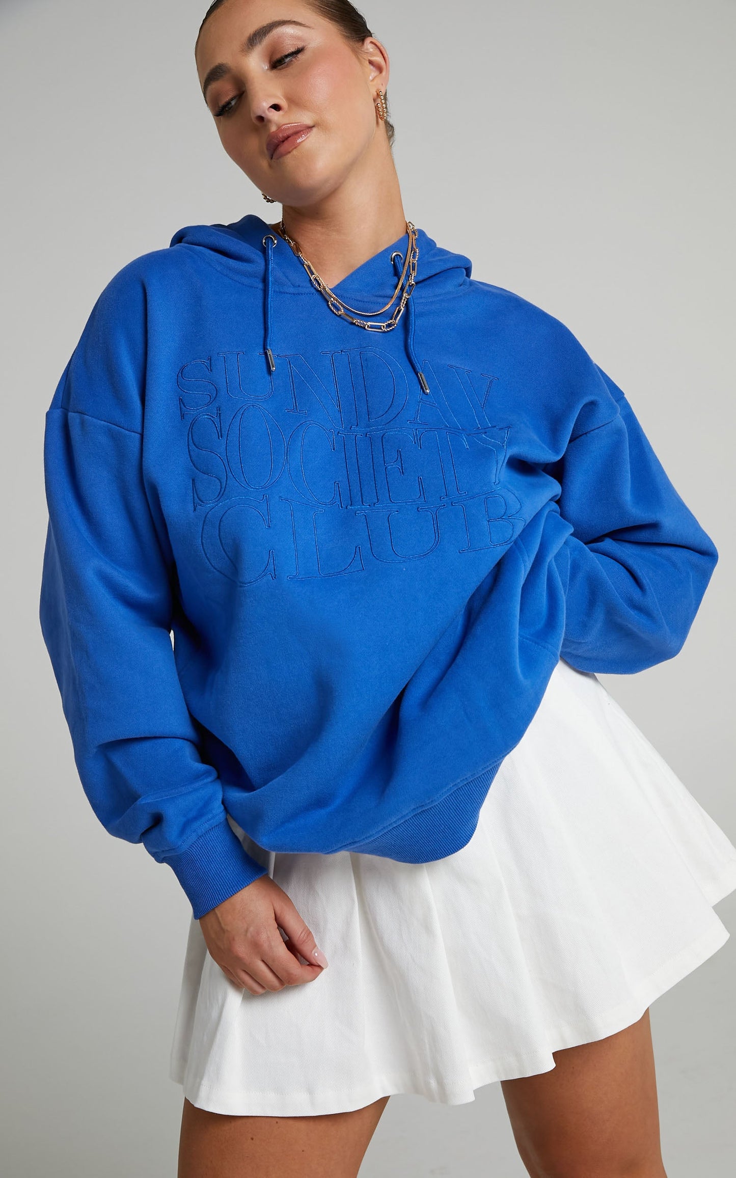 Sunday Leisure Club - Mellia Hoodie in Cobalt