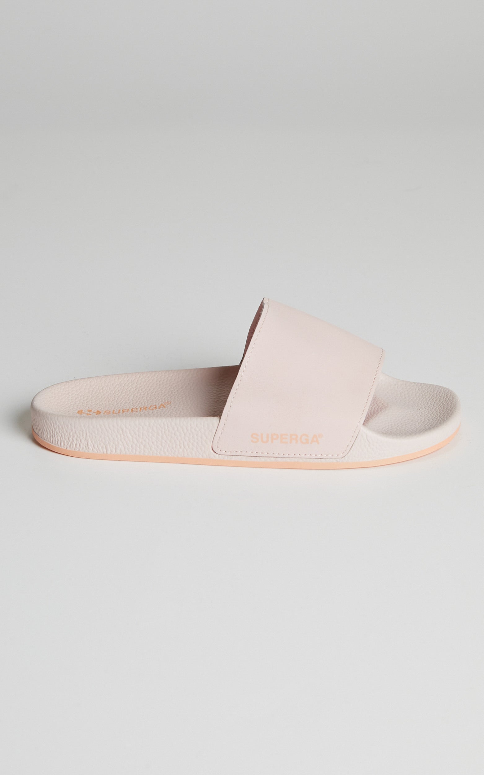 Superga - 1908 Buttersoft Slides in Pink & Apricot