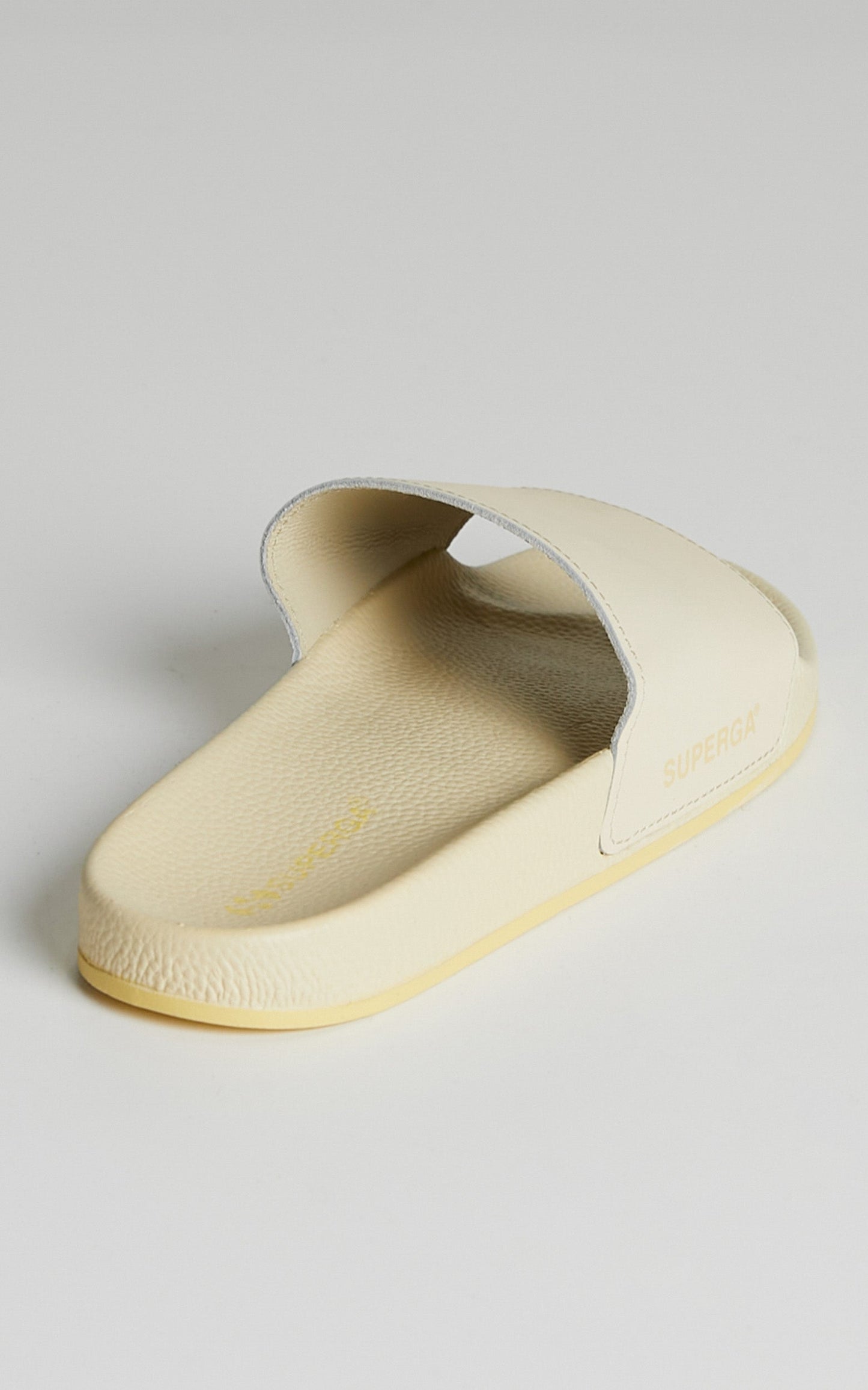 Superga - 1908 Buttersoft Slides in Sand & Beige