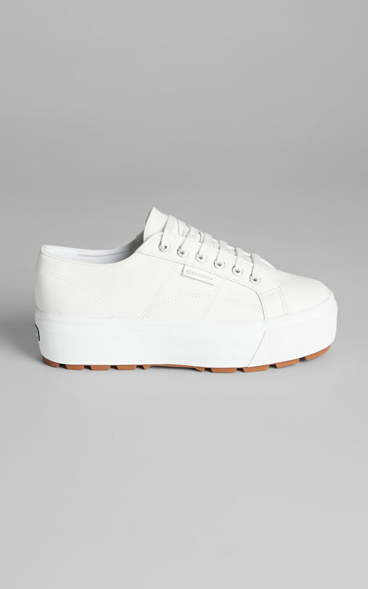 Superga - 2790 Tank Nappa Sneakers in 900 White