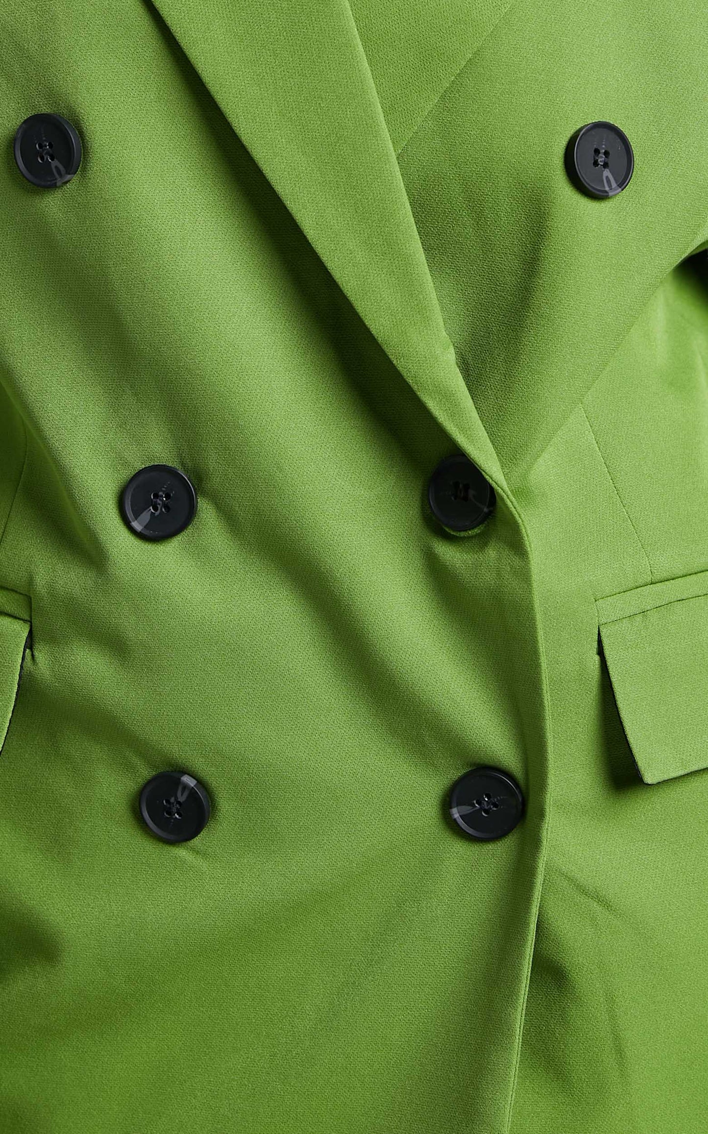 Suzzane Double Breasted Blazer in Green