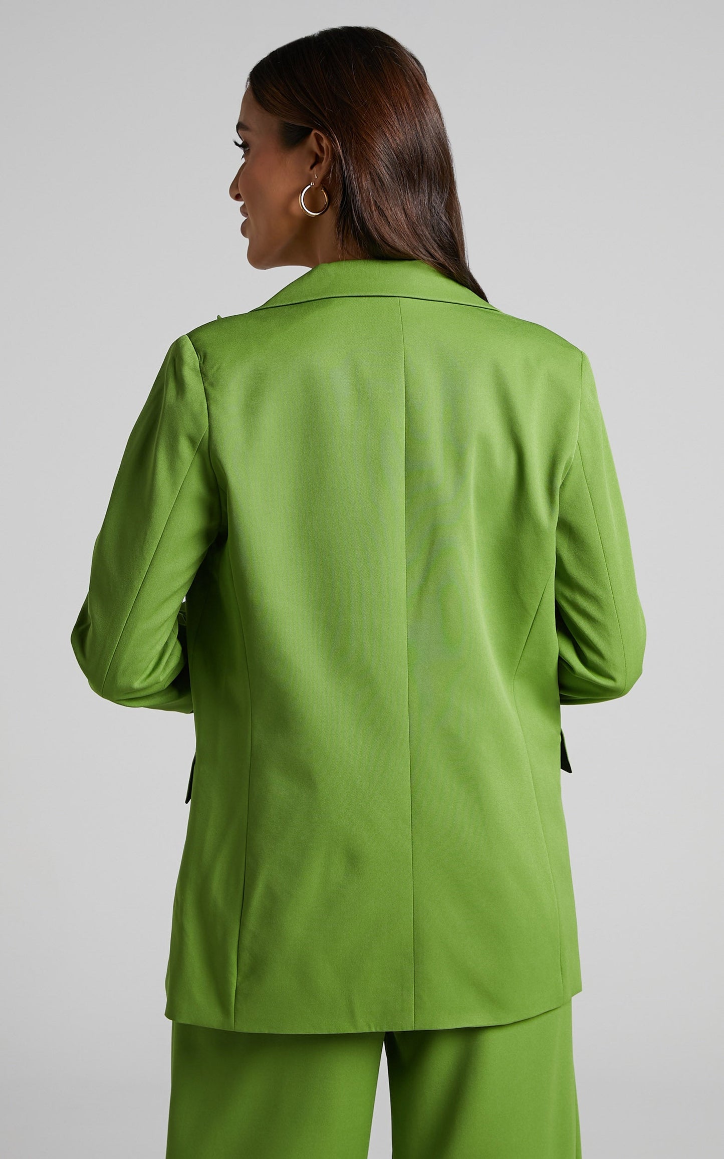 Suzzane Double Breasted Blazer in Green