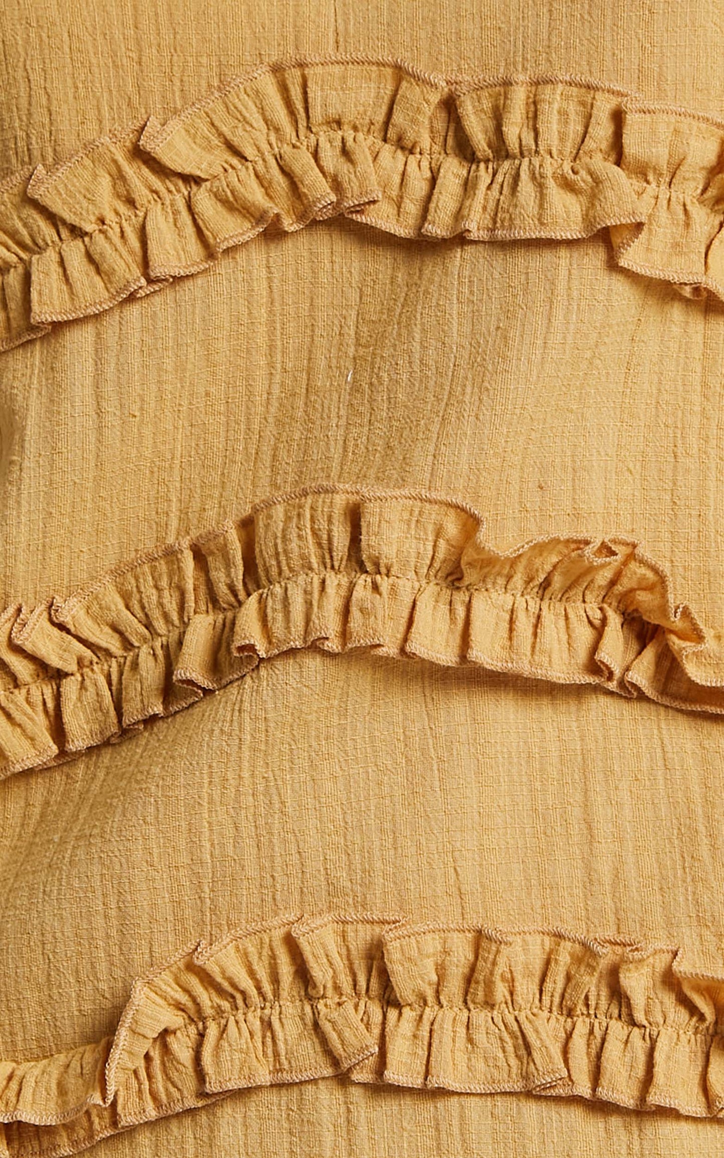 Sweetest Cheer Dress In Mustard