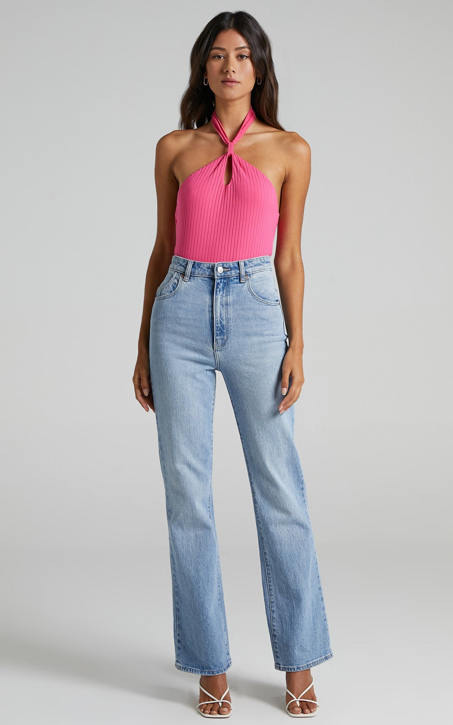 Swinton Bodysuit in Hot Pink
