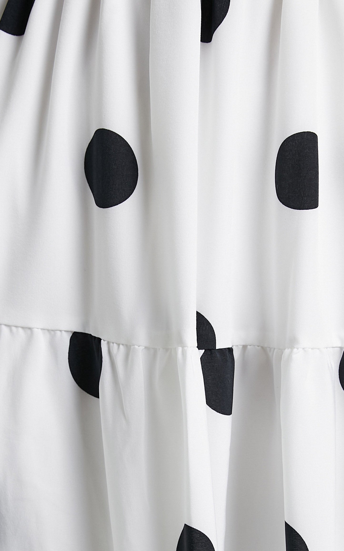 Sykes Dress in White Polka