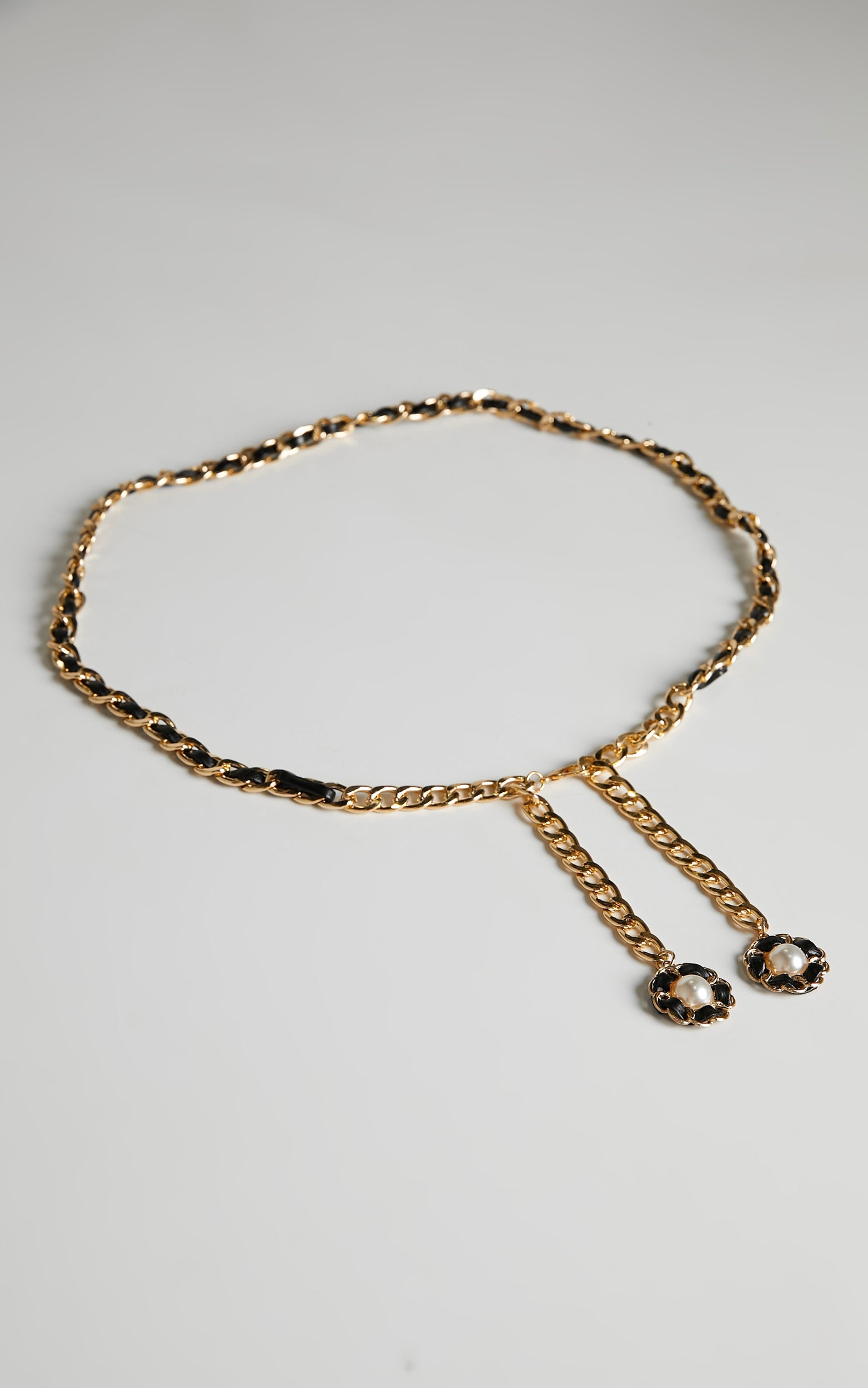 Sylvonna Chain Belt in Gold