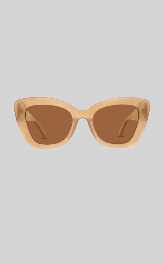 BANBE EYEWEAR - THE BARDOT in NUDE-Brown