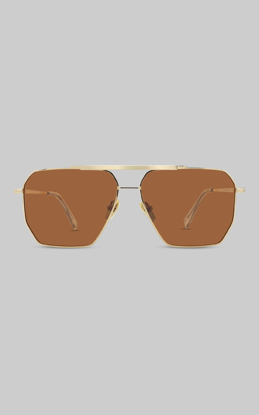 BANBE EYEWEAR - THE HUNTINGTON in Gold-brown