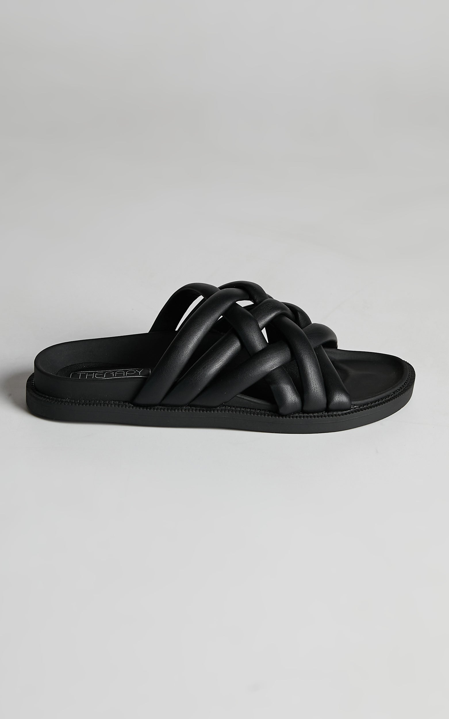Therapy - Agyness Slides in Black