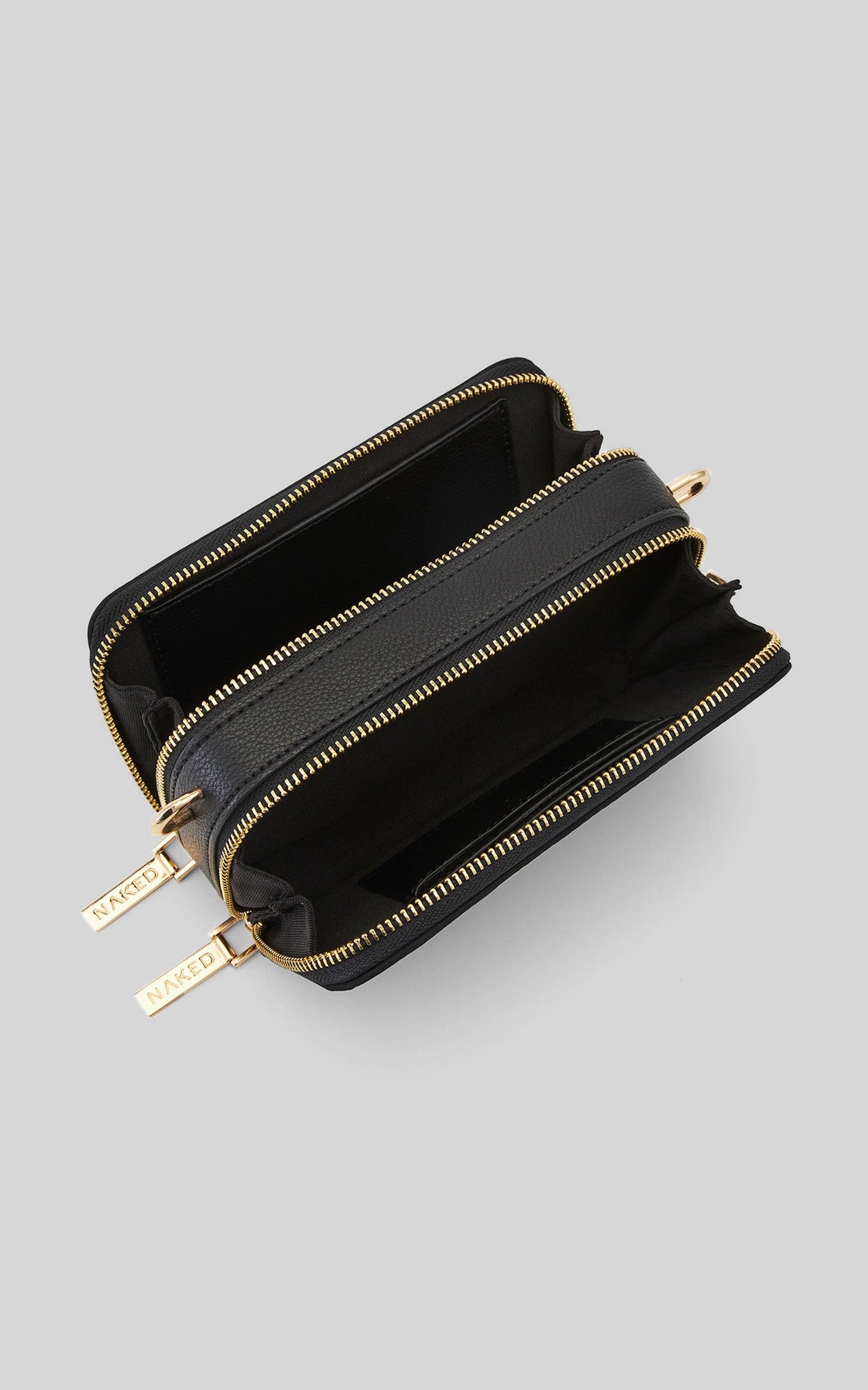 Nakedvice - The Lexie Nylon Bag in Black / Gold
