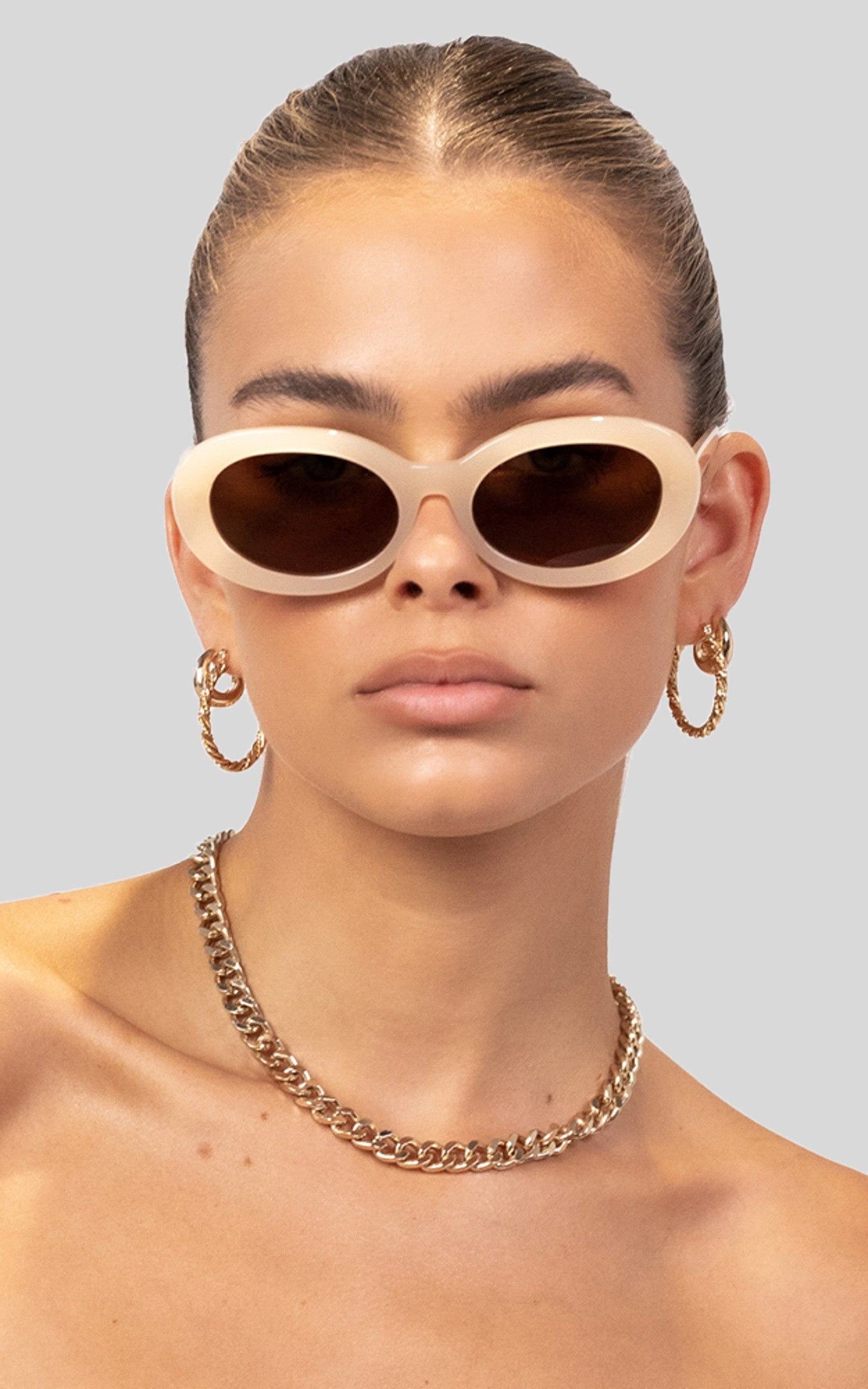 Banbe Eyewear - The Lily in Milk Brown