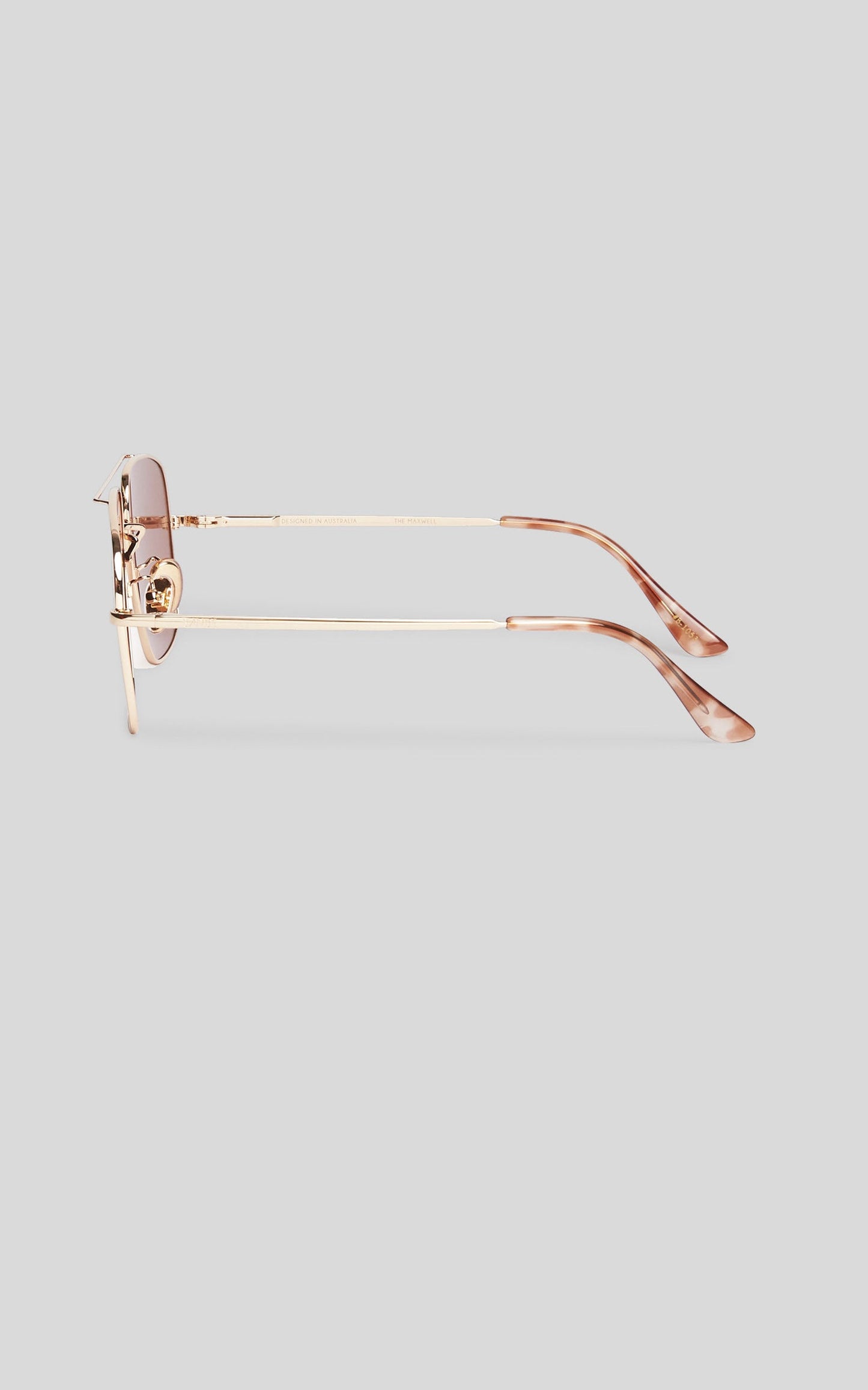 Banbe Eyewear - The Maxwell in Gold Caramel
