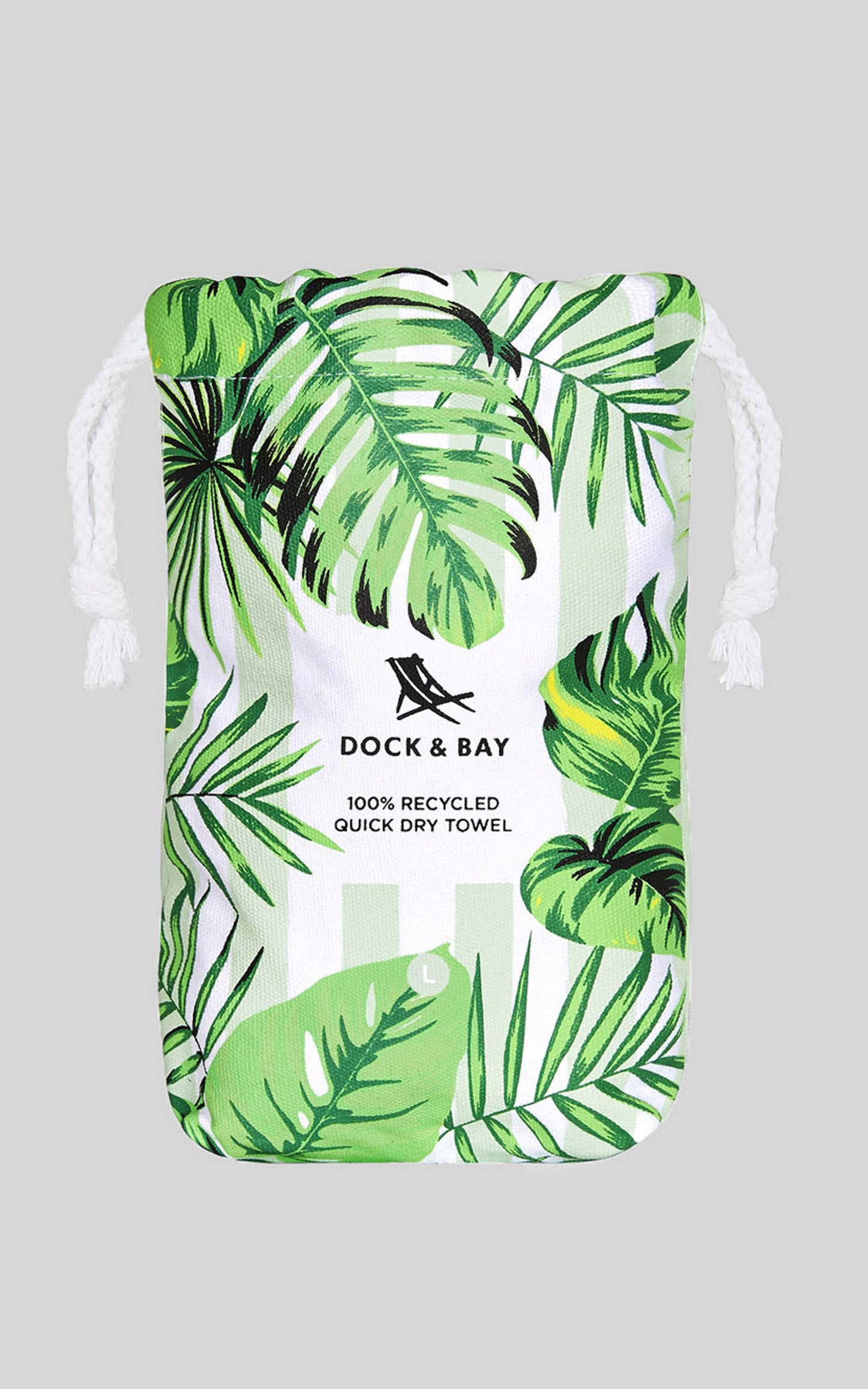 Dock & Bay - Beach Towel Botanical Collection (L) in Palm Dreams