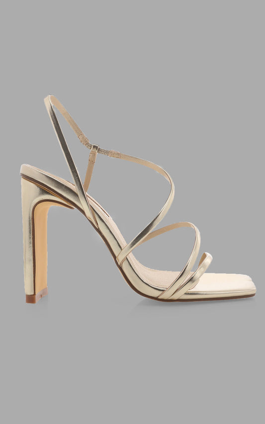 Billini - Tulua Heels in Gold Metallic