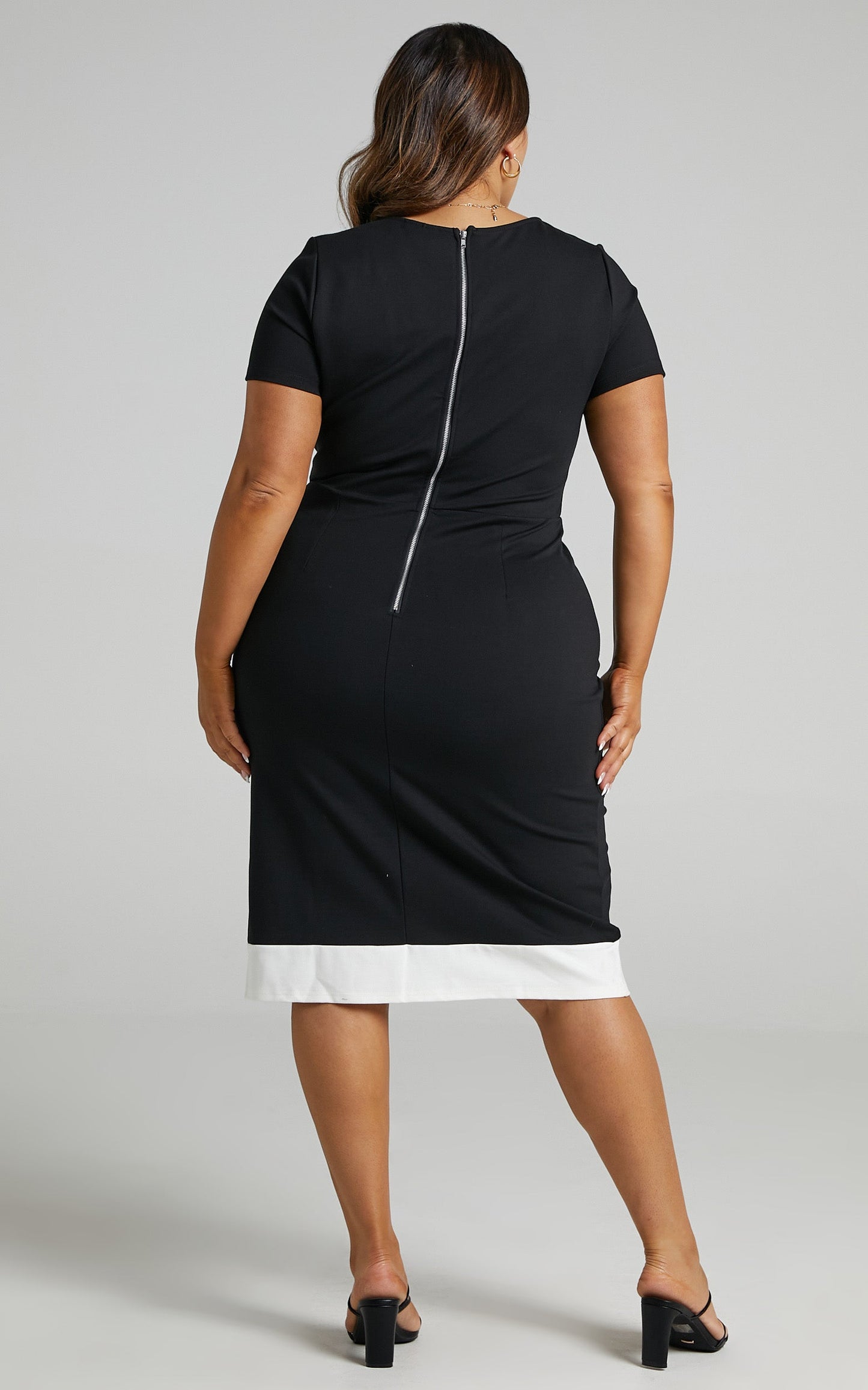 Task Ticker Dress in Black