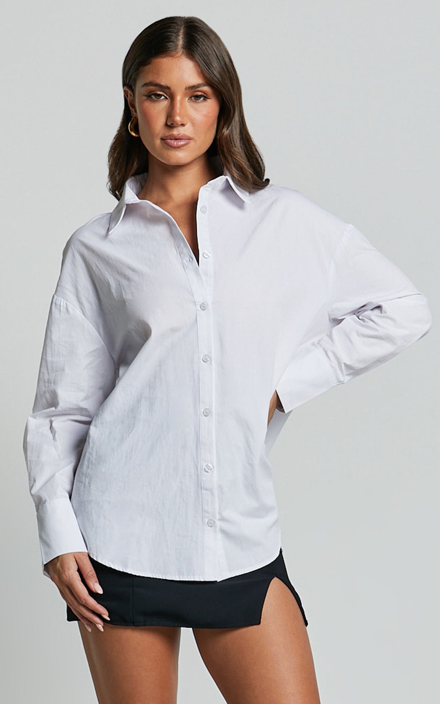 Terah Shirt - Button Up Shirt in White