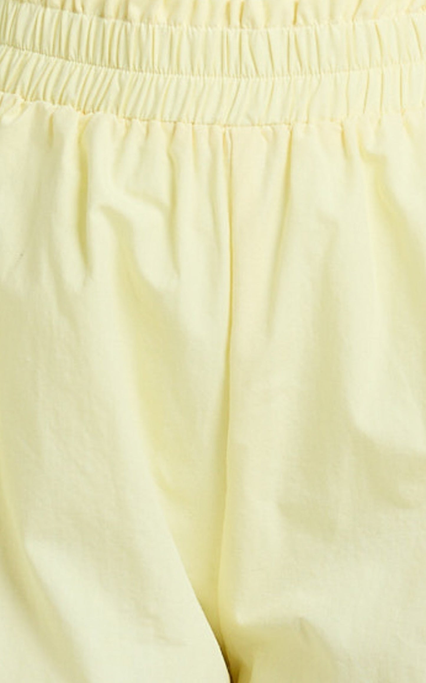Terah Shorts - High Waisted Shorts in Butter Yellow