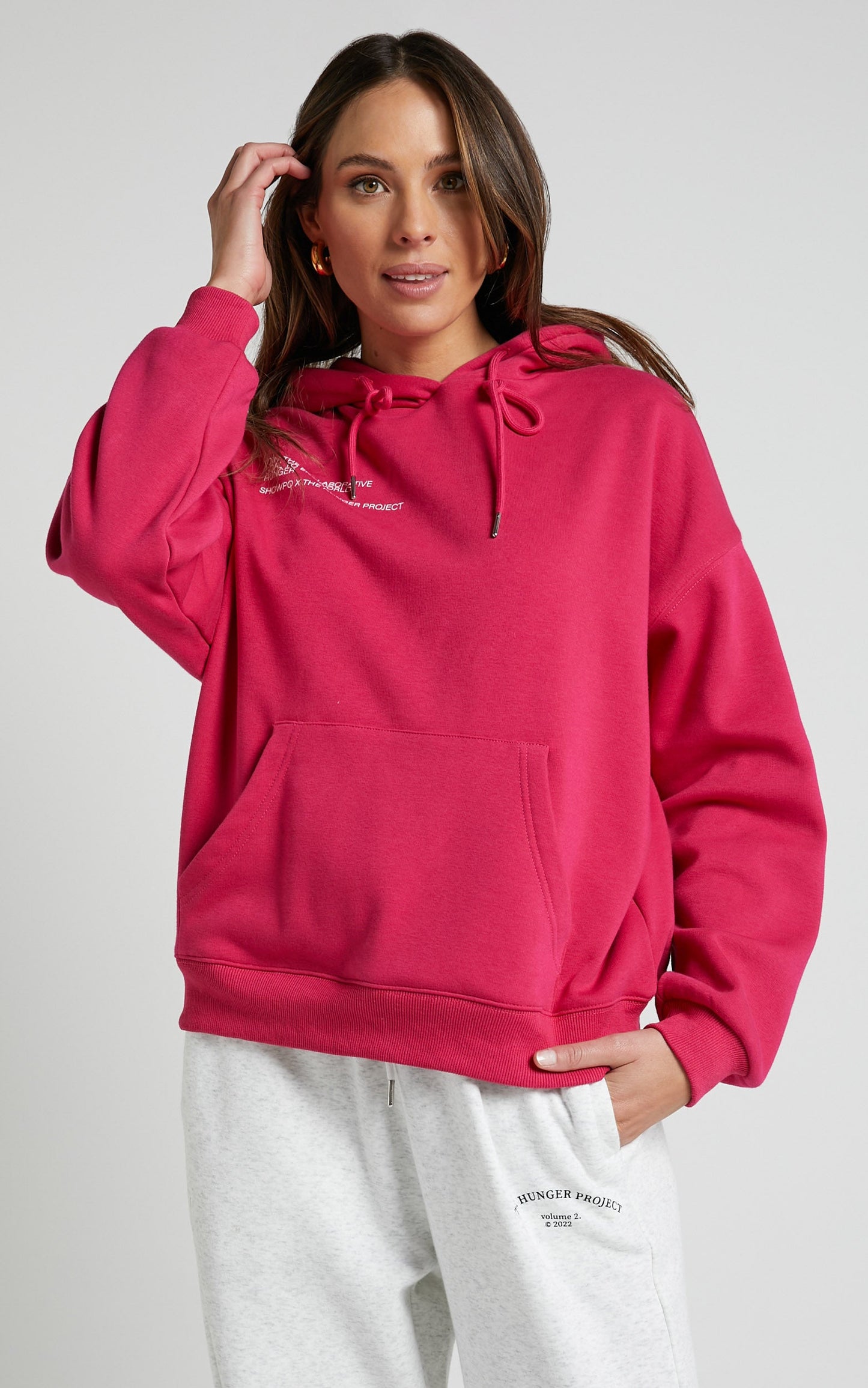 The Hunger Project x Showpo - Collaborative Hoodie in Mulberry