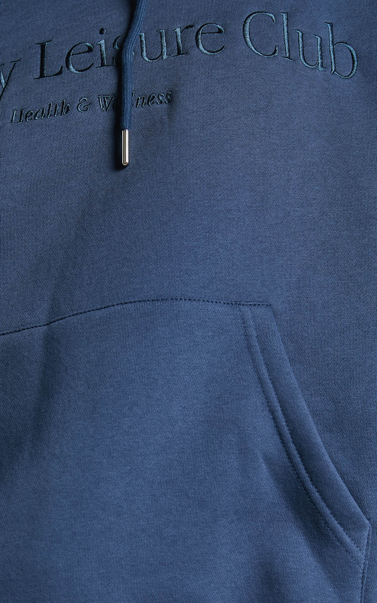 Sunday Leisure Club - The Lazy Hoodie SLC Graphic in Petrol Blue