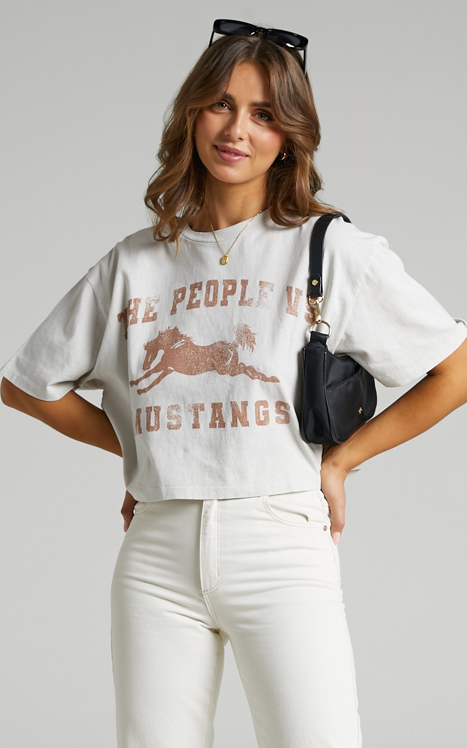 The People Vs - Mustang Helena Tee in Burnout Lemon