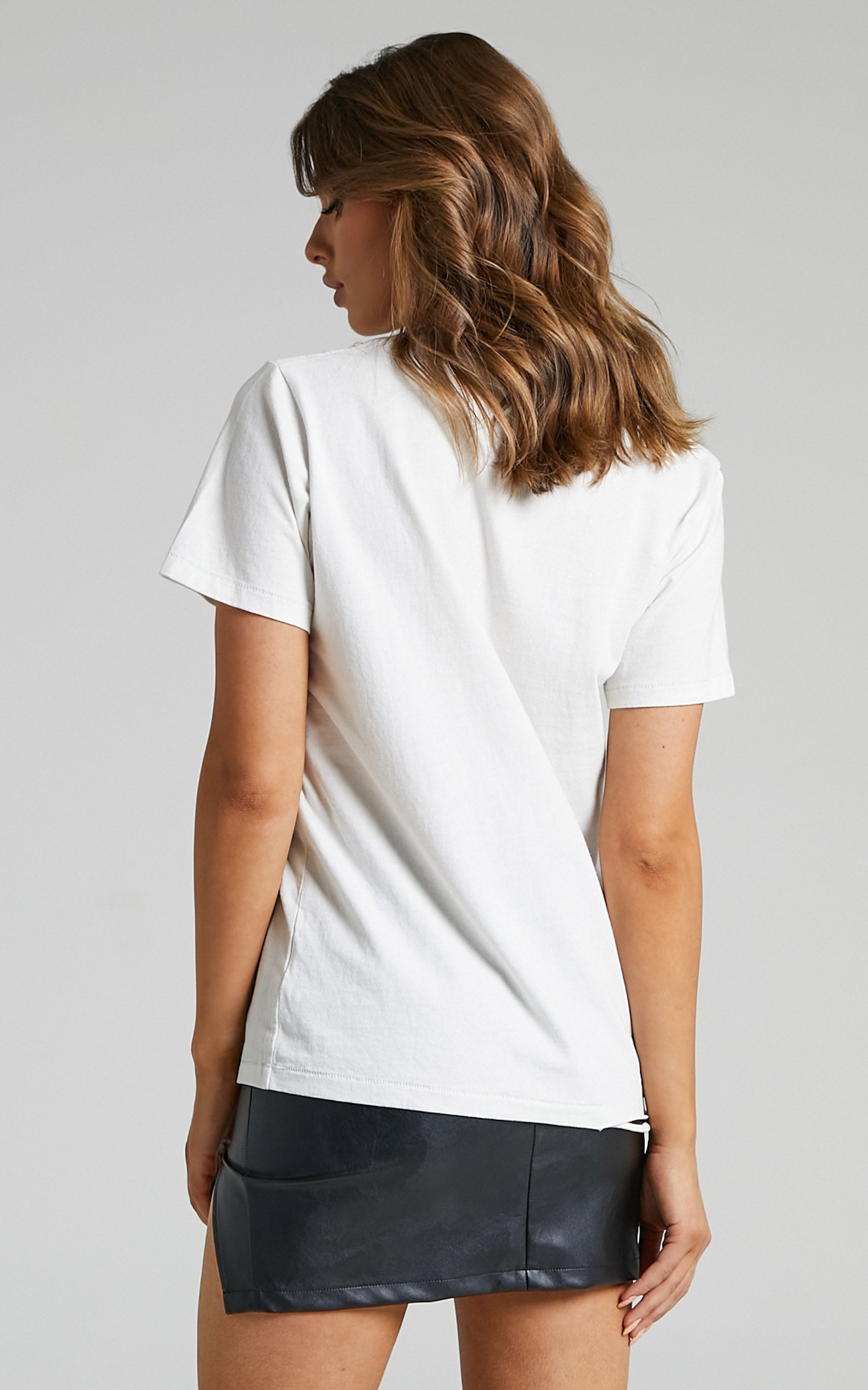The People Vs - Sex Drugs Rock N Roll Tee in Burnout White