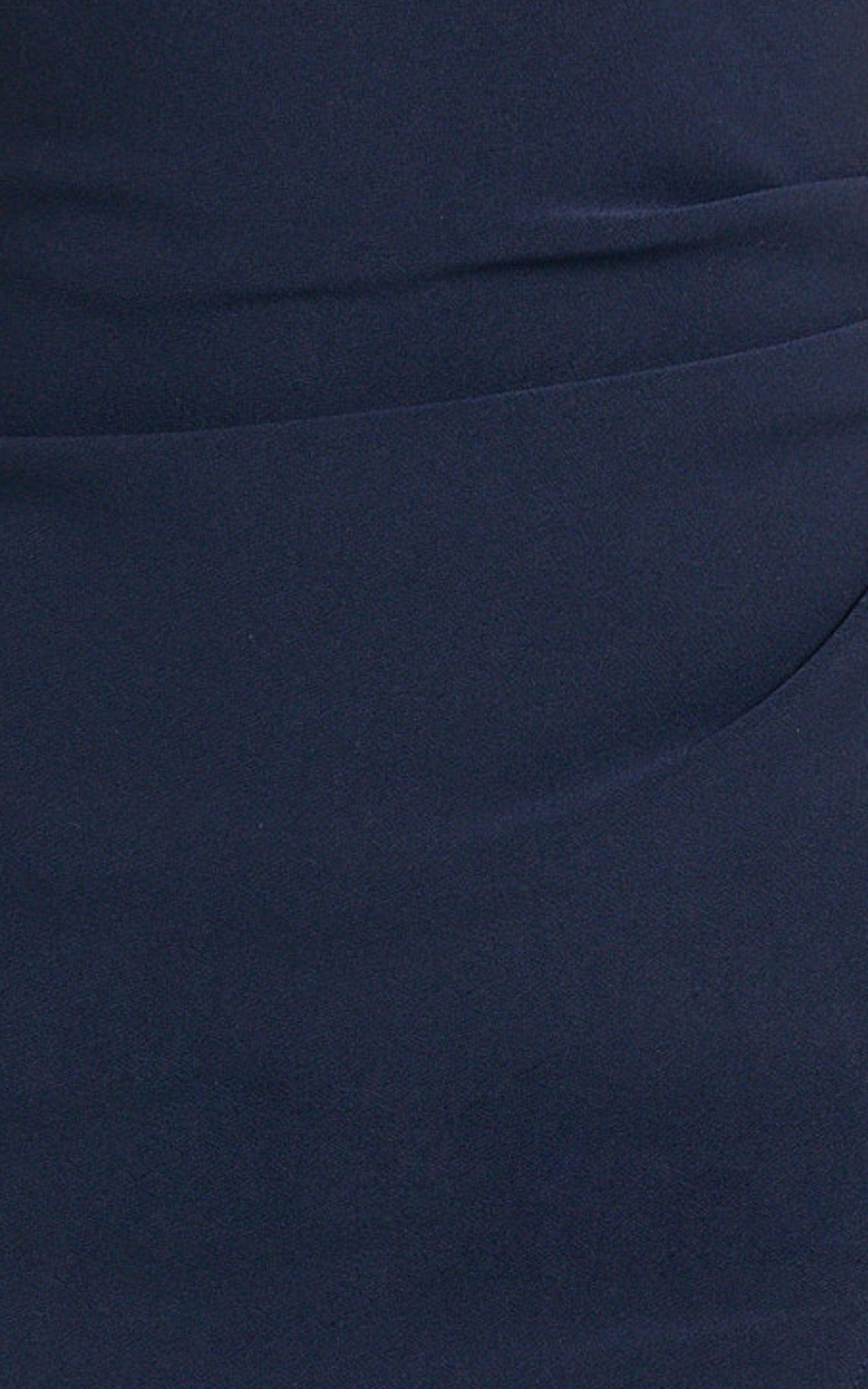 Thelma Maxi Dress - Square Neck Bodycon Dress in Navy