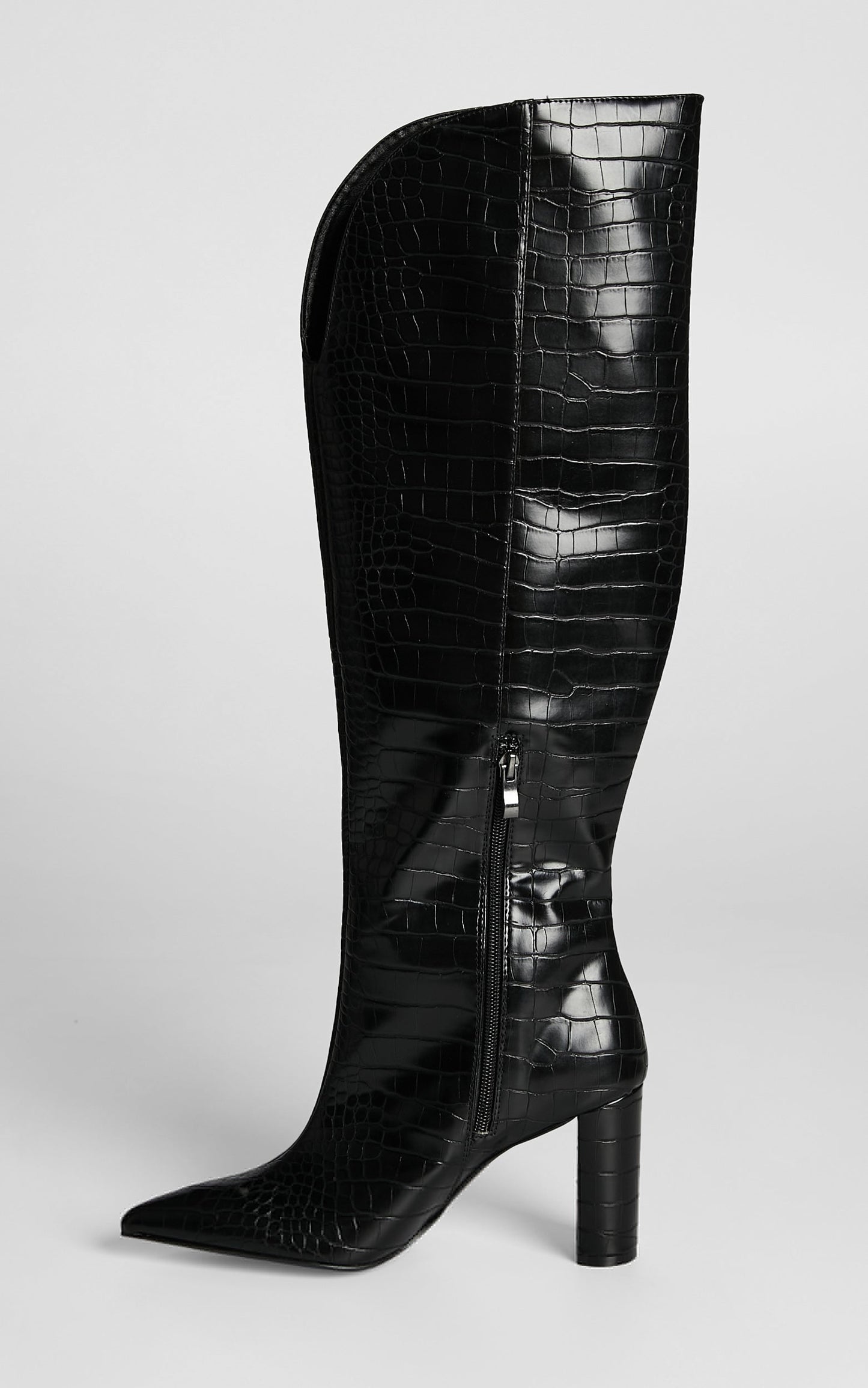 Therapy - Ginny Boots in Black Croc