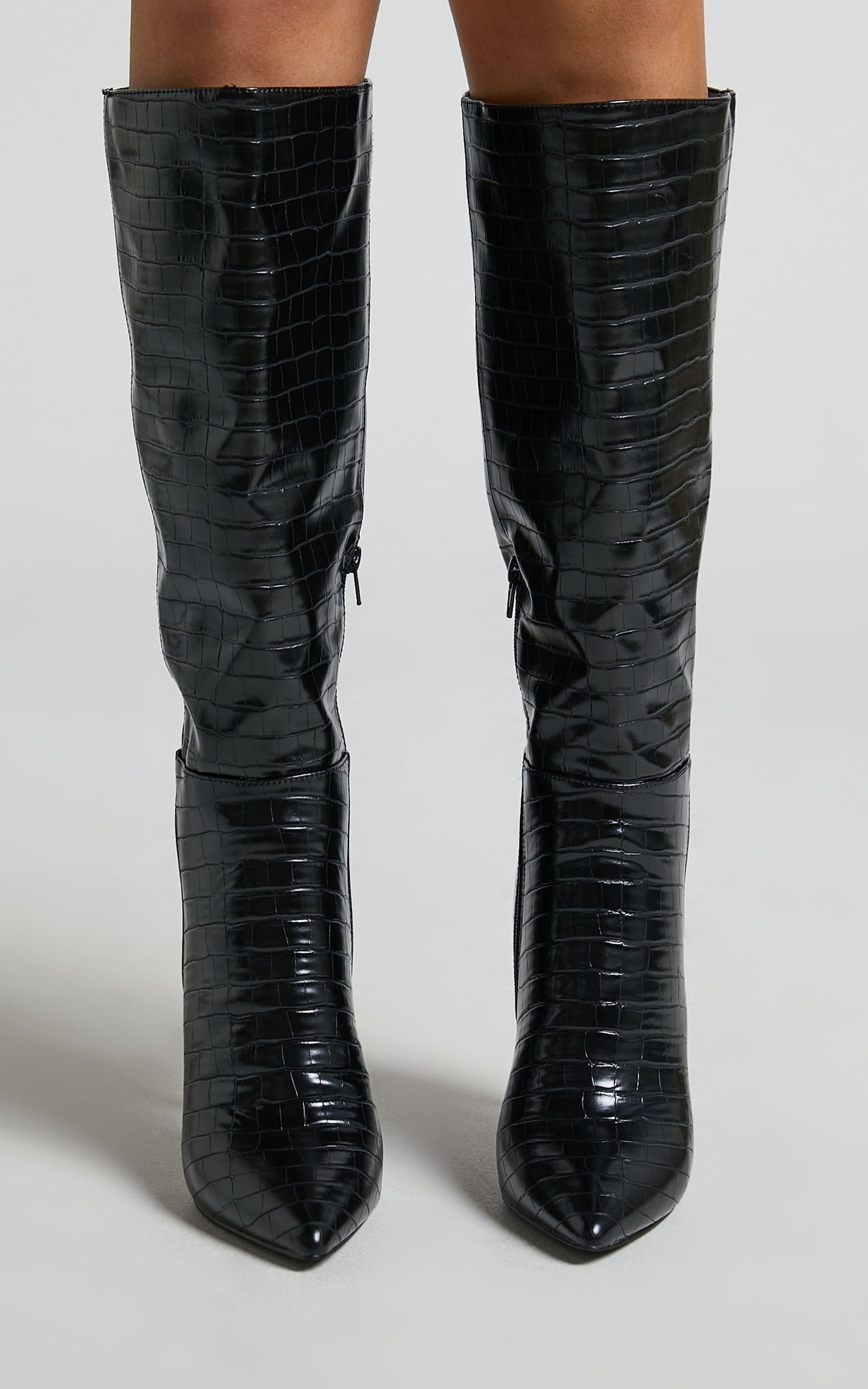 Therapy - Icon Boots in Black Croc