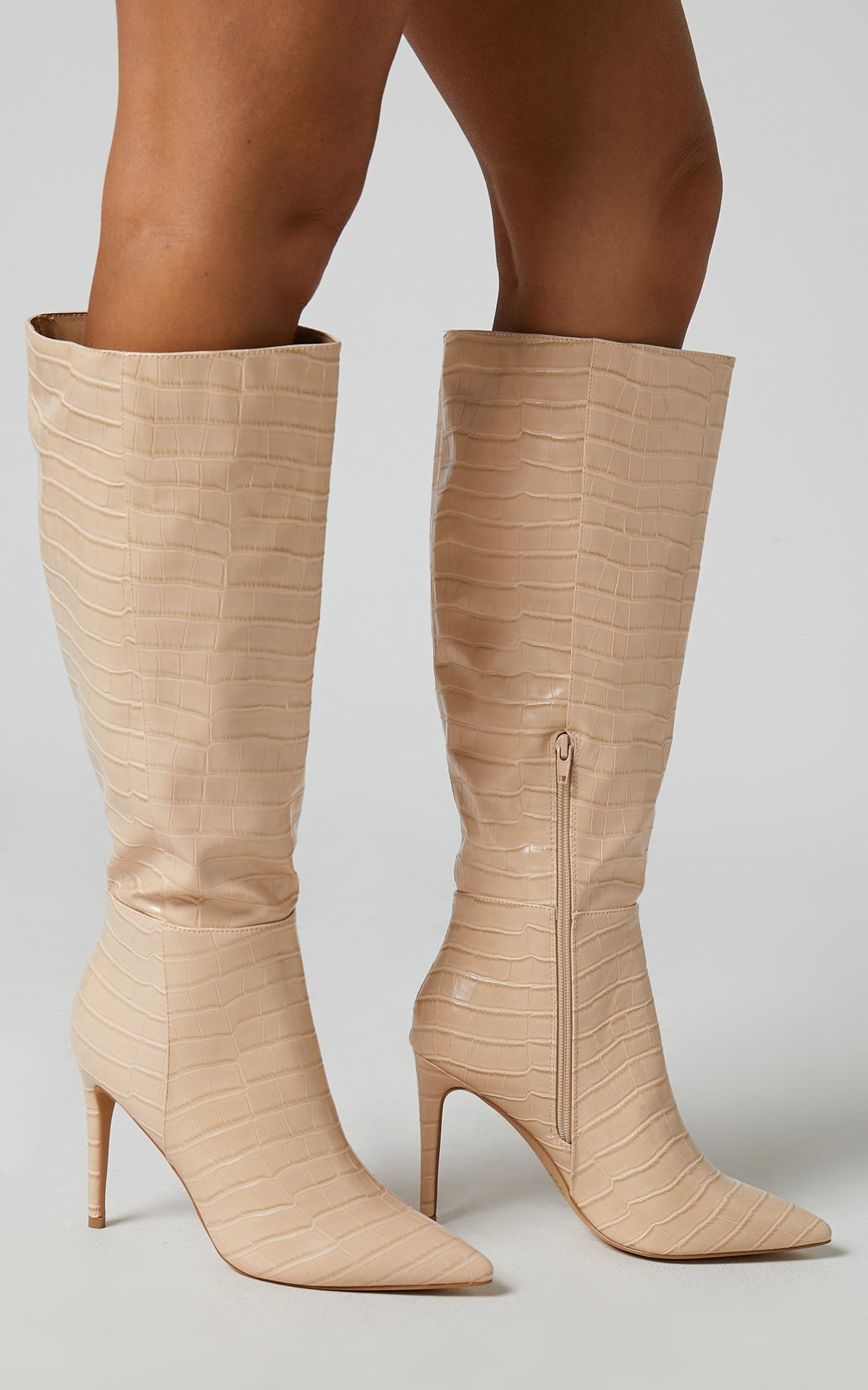 Therapy - Icon Boots in Bone Croc