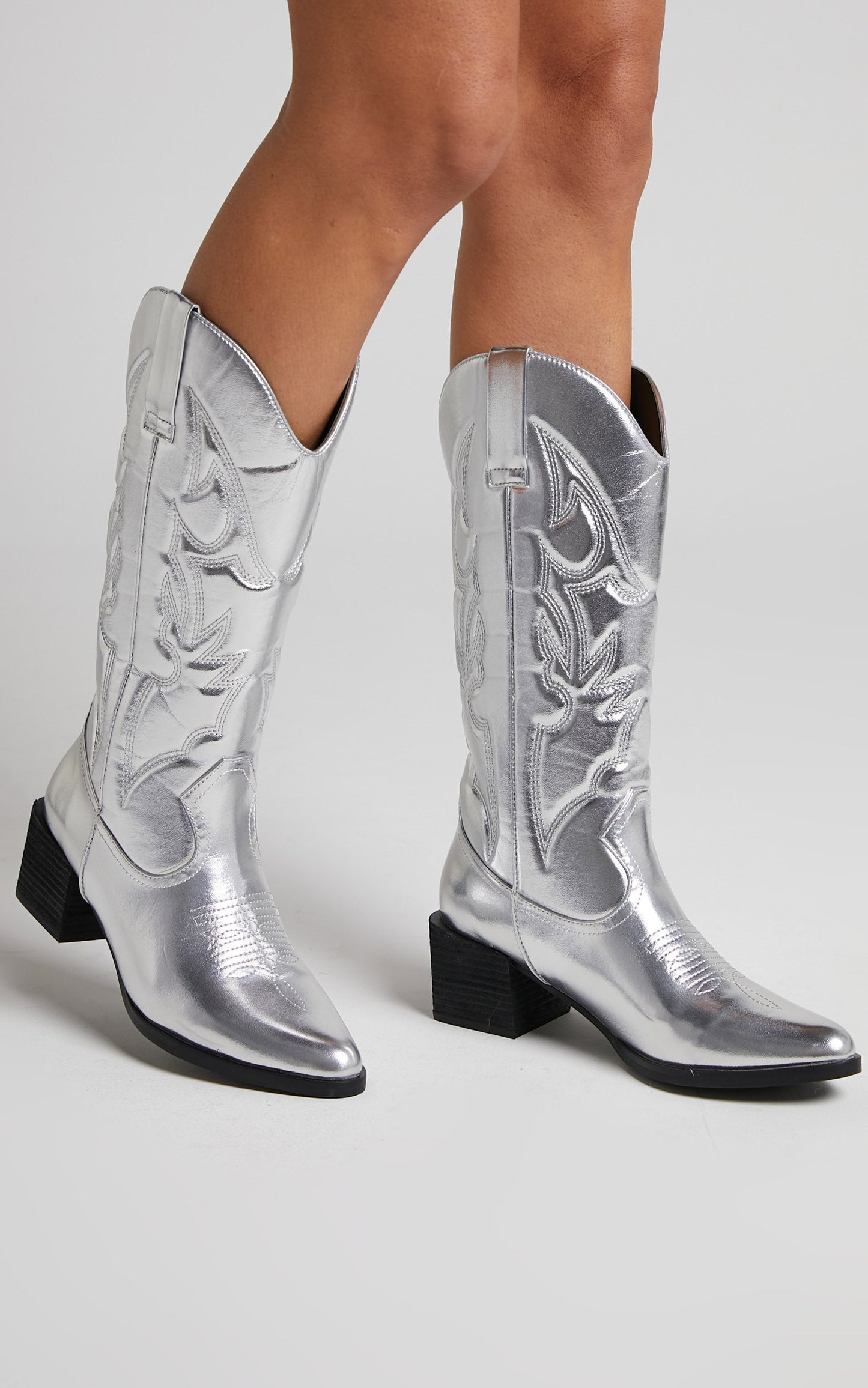 Therapy - Ranger Boots in Silver