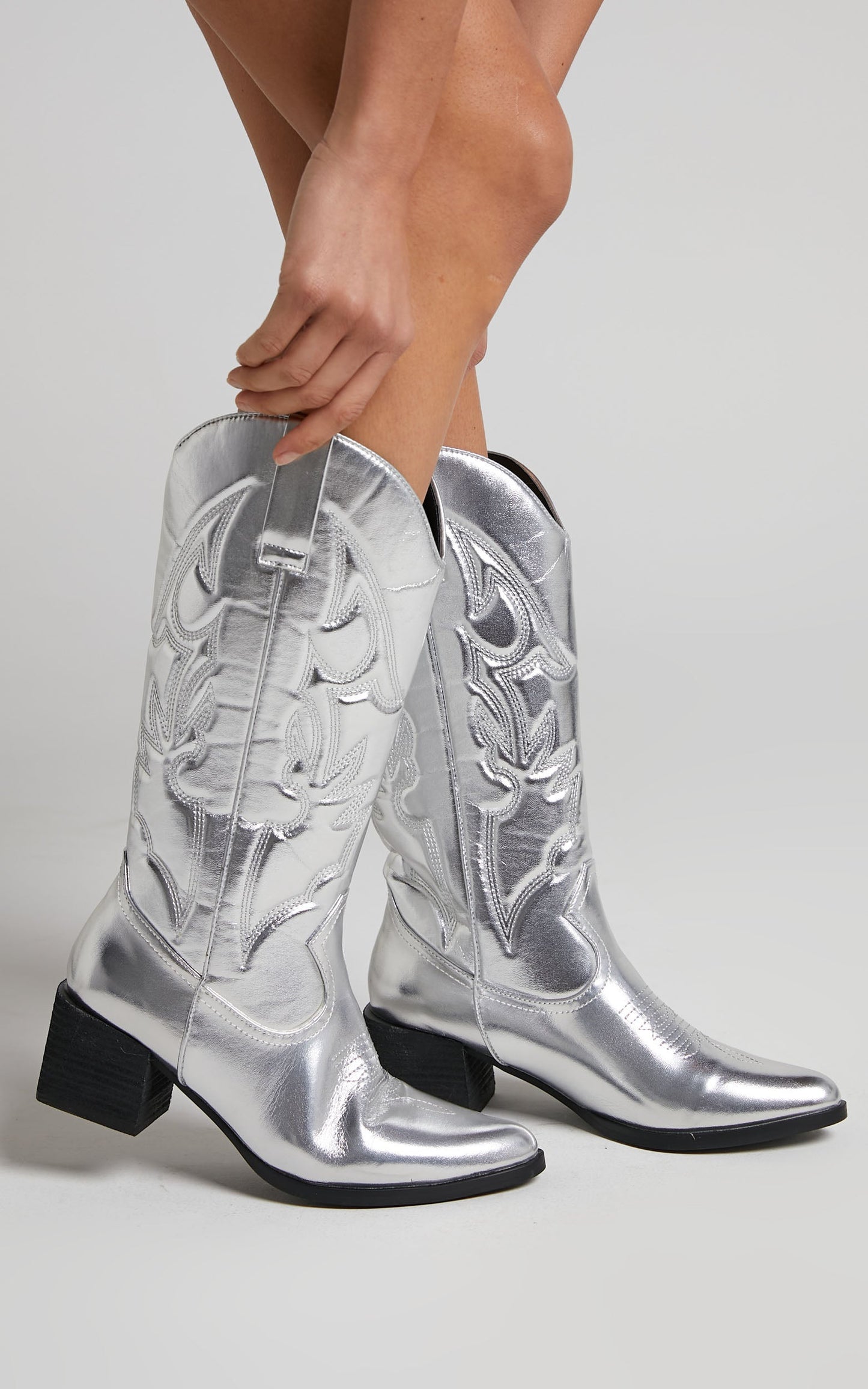Therapy - Ranger Boots in Silver