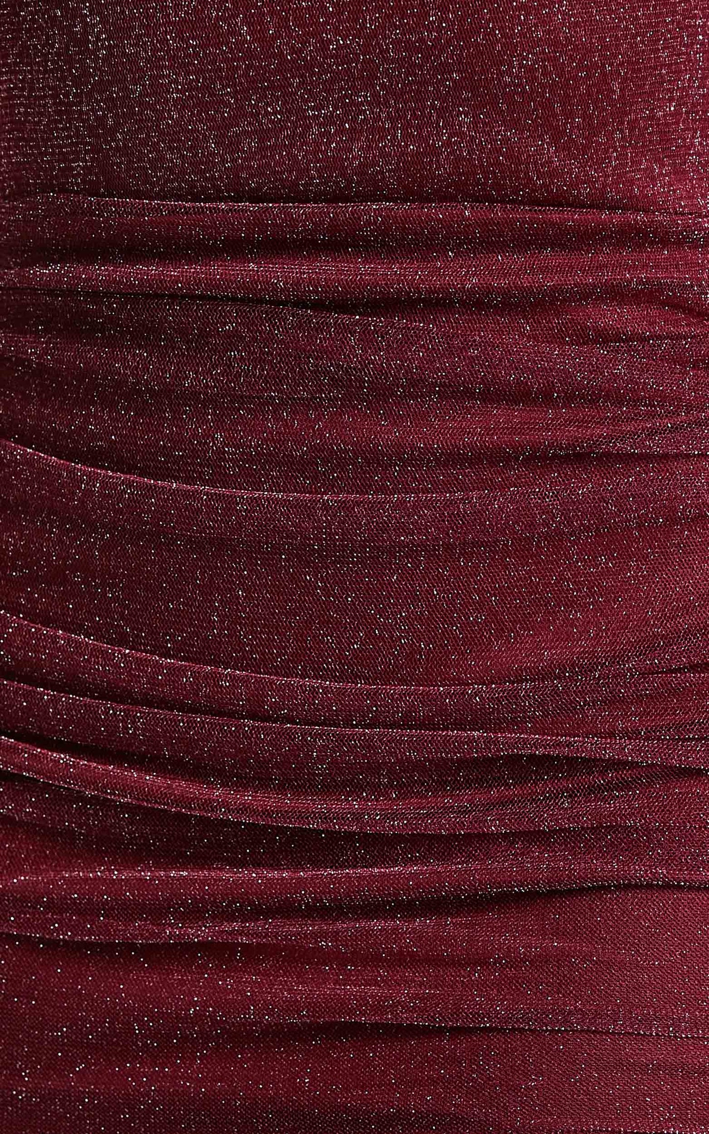 Time Stands Still Dress in Wine Mesh Lurex