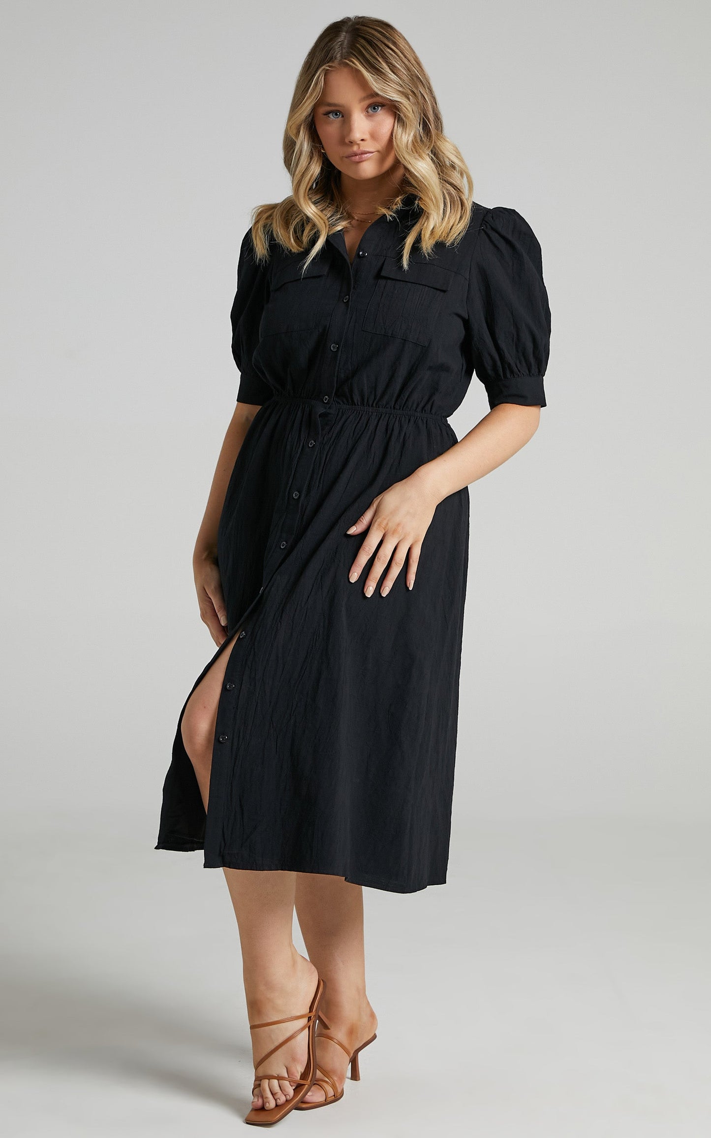 Tiras Dress in Black