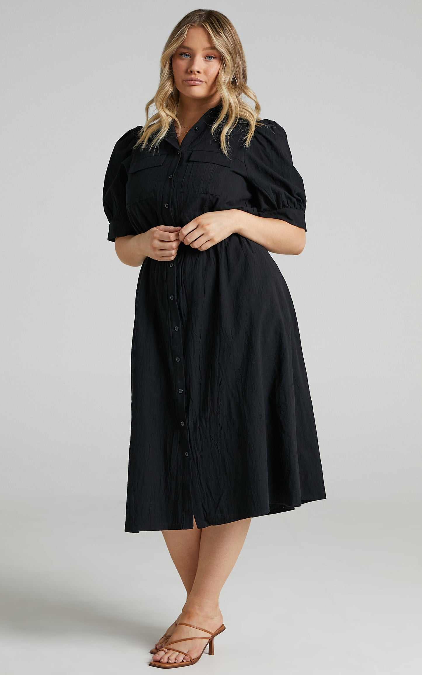 Tiras Dress in Black